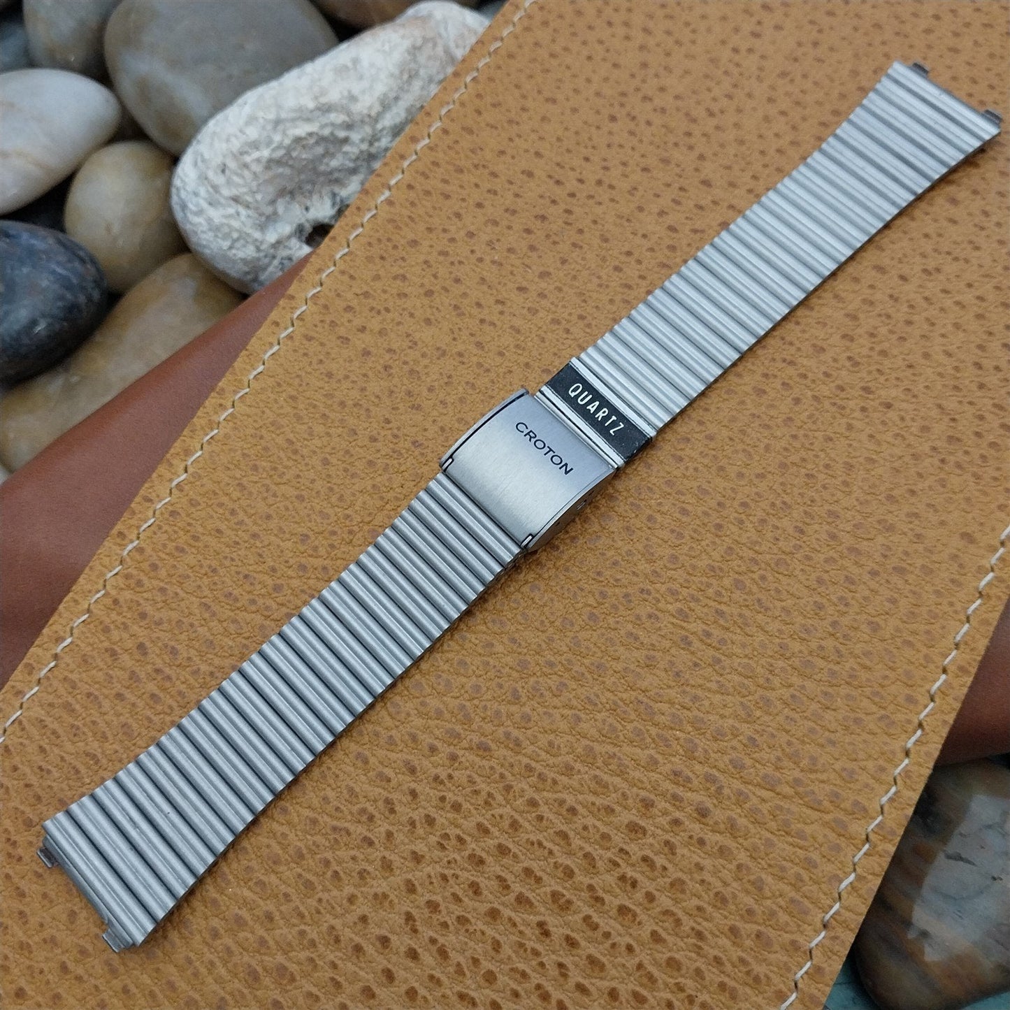 18mm Croton Quartz Stainless Steel Unused nos Vintage Watch band