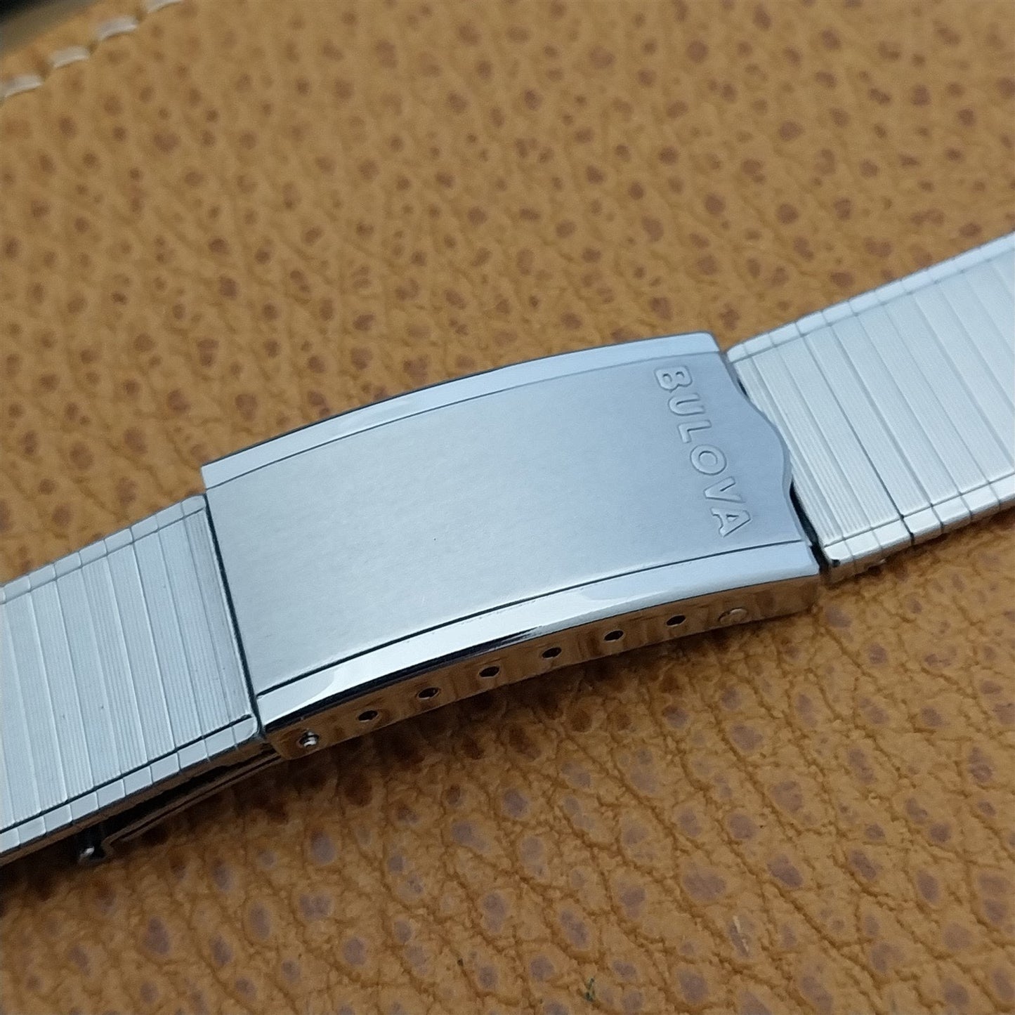 19mm 18mm Bulova Stainless Steel Duchess Unused Classic 1960s Vintage Watch Band