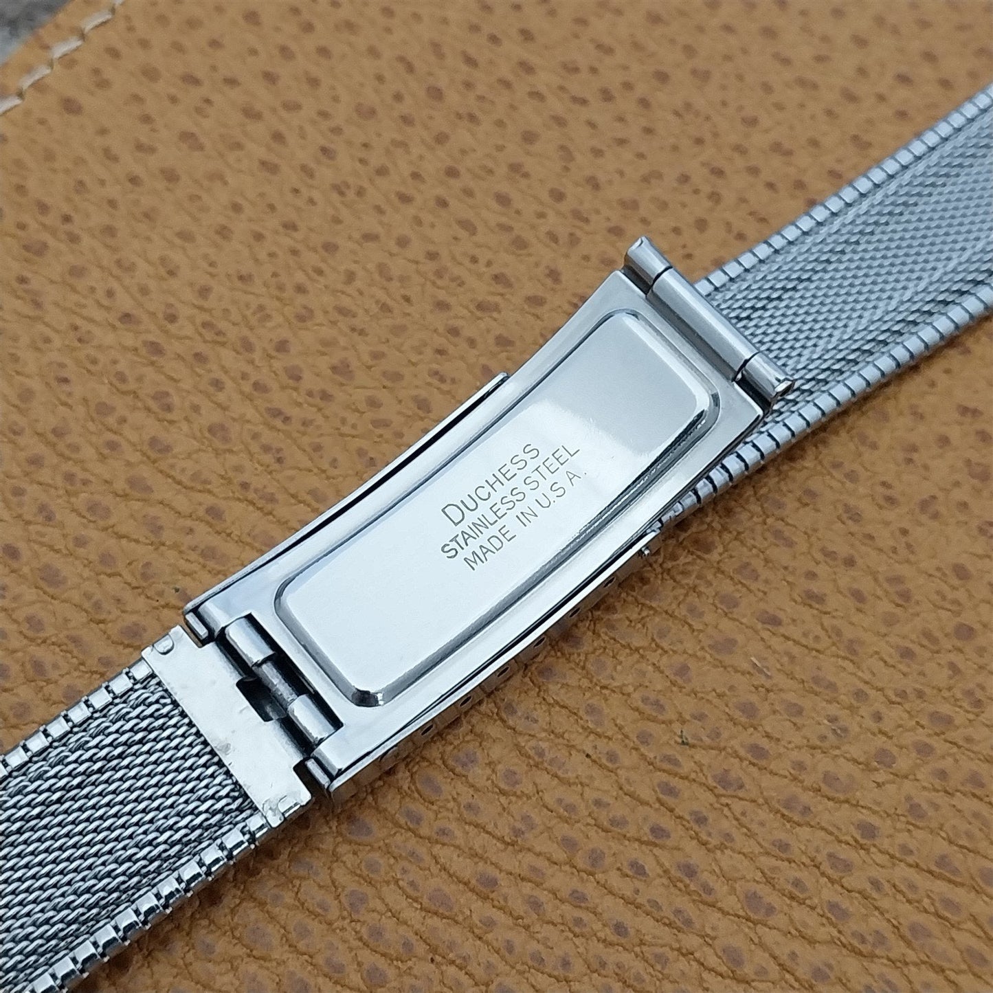 19mm 18mm Bulova Stainless Steel Duchess Unused Classic 1960s Vintage Watch Band