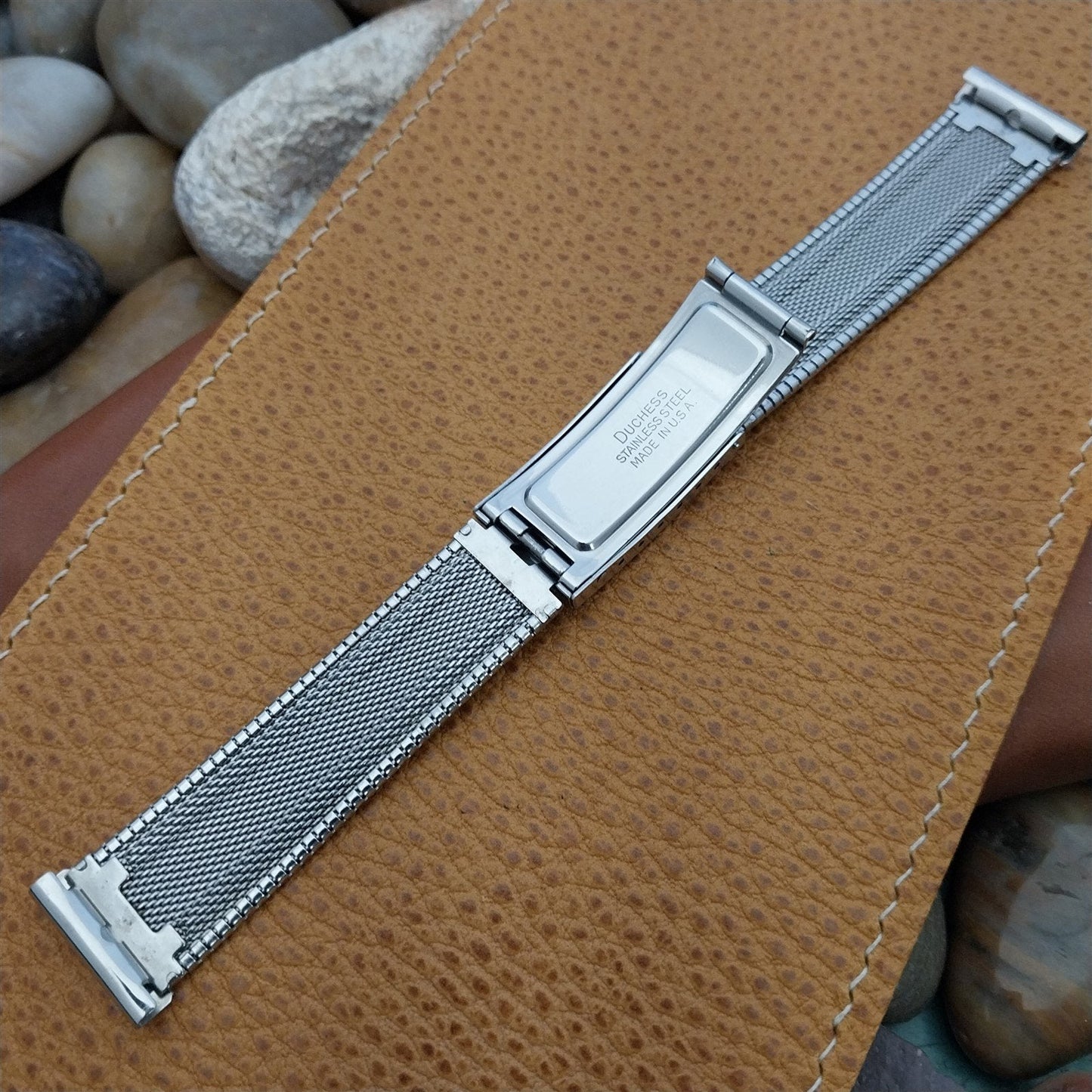 19mm 18mm Bulova Stainless Steel Duchess Unused Classic 1960s Vintage Watch Band