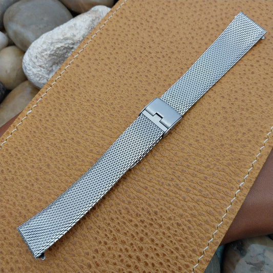 17mm Stainless Steel Mesh Speidel Kingsway 1960s Unused Watch Band