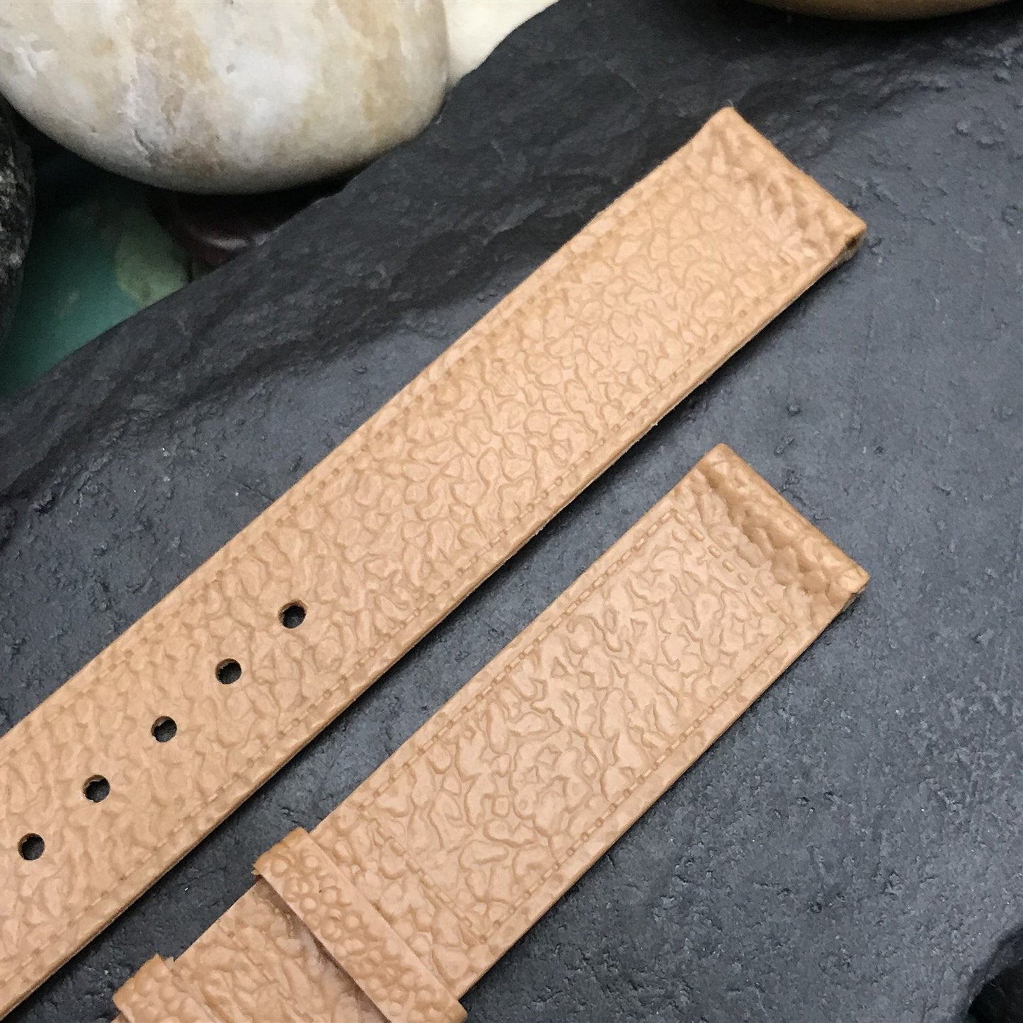 5/8" 1940s Plastic 2-piece Strap for A-11 ORD watches Vintage Watch Band