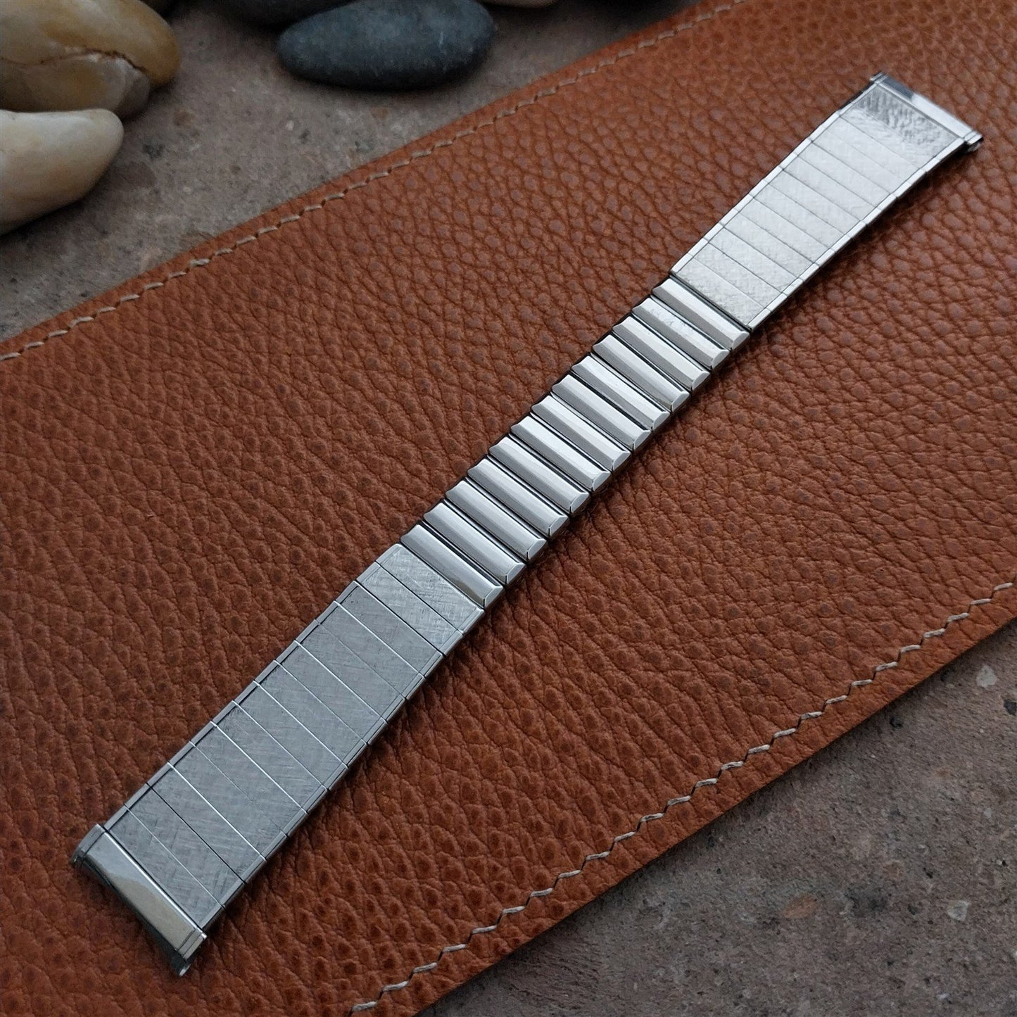 19mm 18mm 17mm 1960s Kestenmade USA Classic Stainless Steel Vintage Watch Band