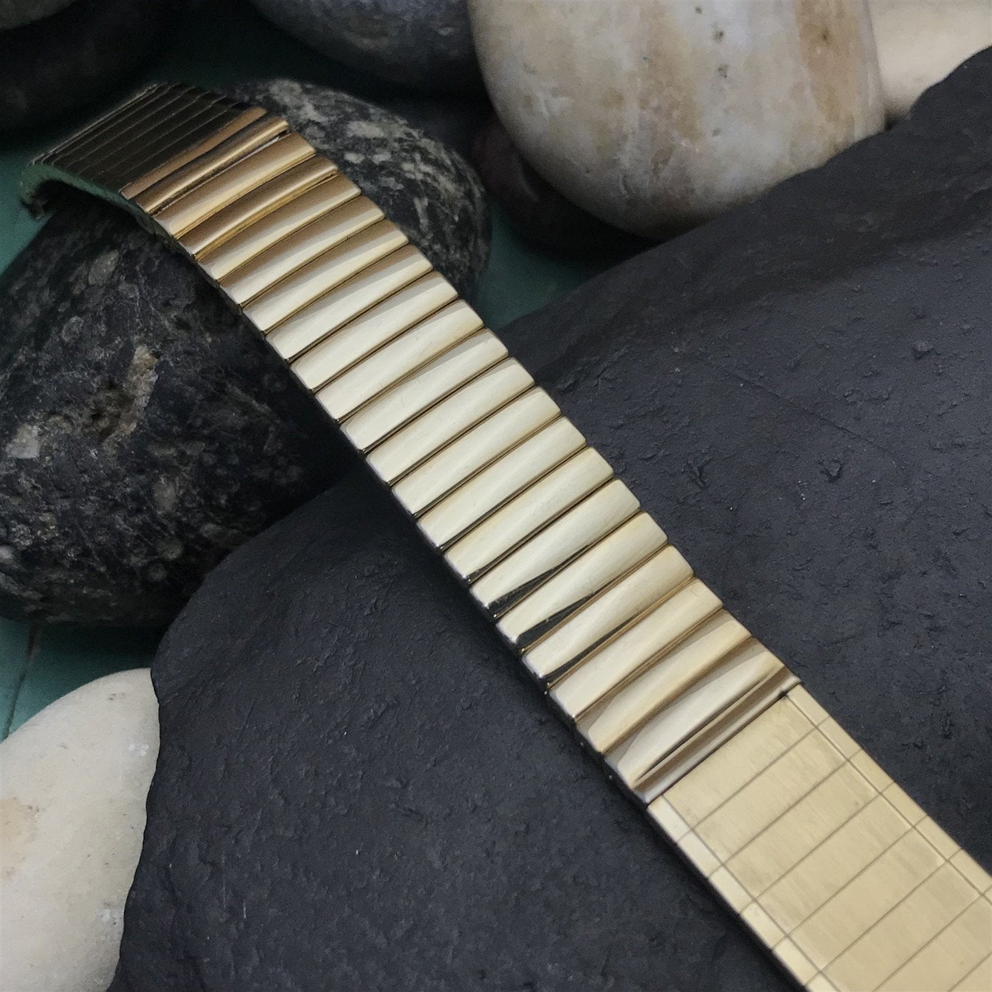 1960s 5/8" JB Champion 10k Yellow Gold-Filled nos Vintage Watch Band