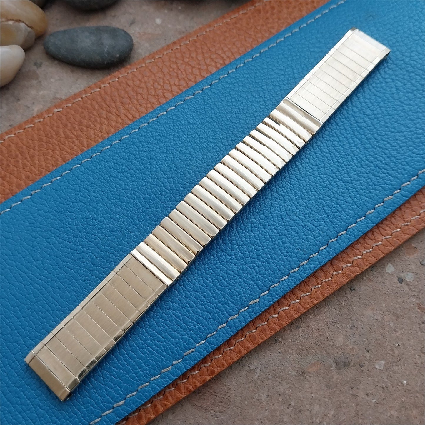 1960s 5/8" JB Champion 10k Yellow Gold-Filled nos Vintage Watch Band