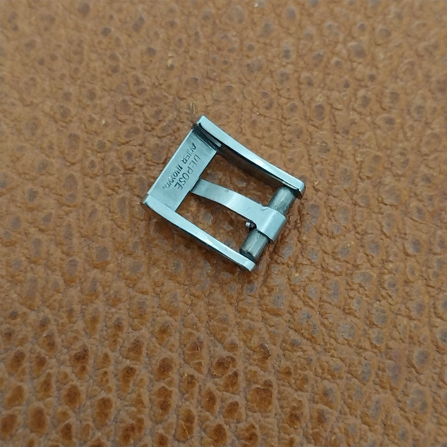 8mm Swiss Acier Depose Stainless Steel Buckle for Vintage Dive Watch Band