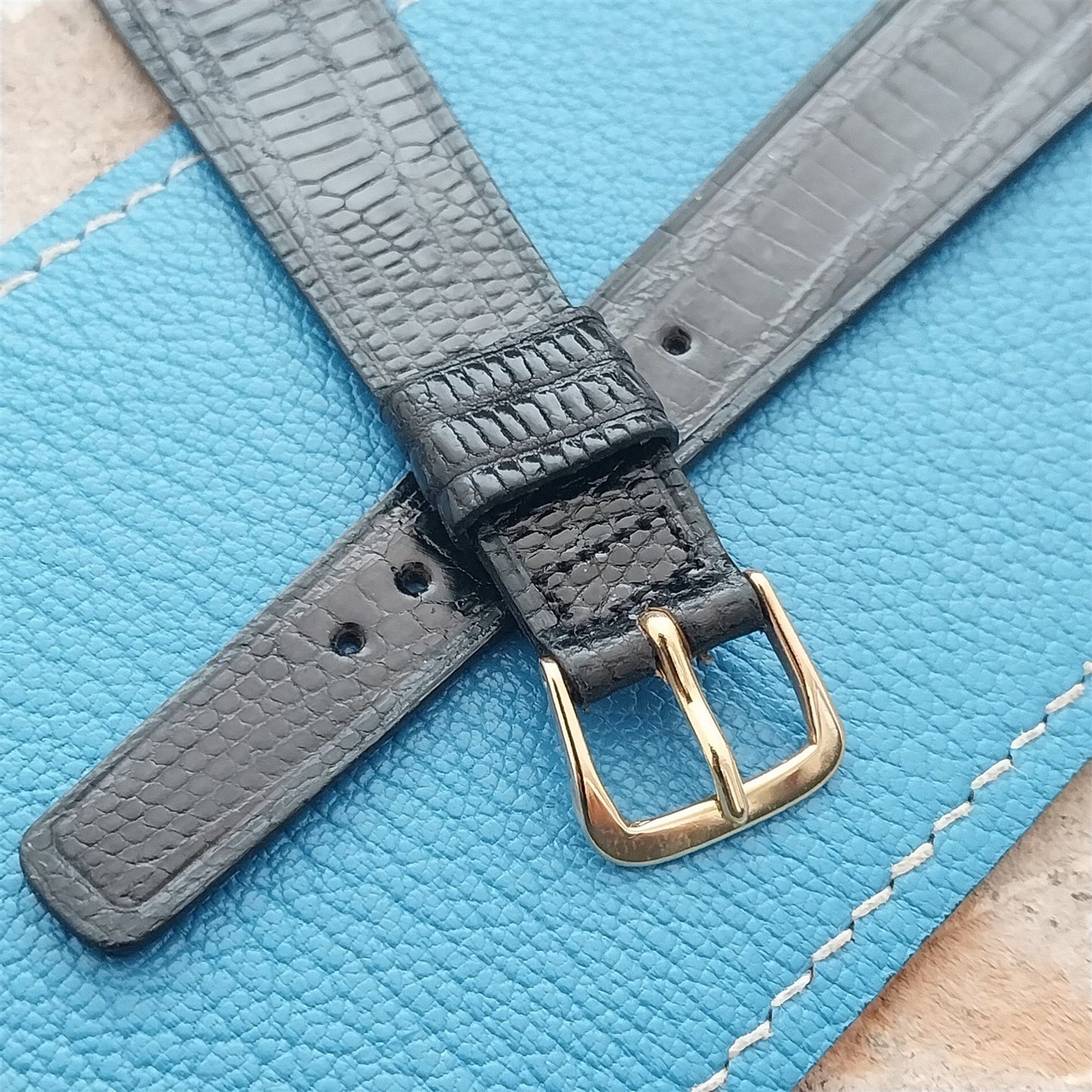 19mm JB Champion Tapered Lizard Unused nos 1960s Vintage Watch Strap