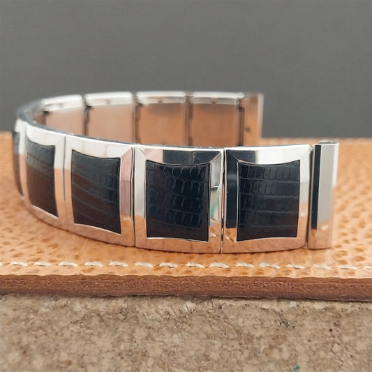 17.2mm Flex-Let White Gold-Filled 1958 Classic mcm Unused nos Vintage Watch Band