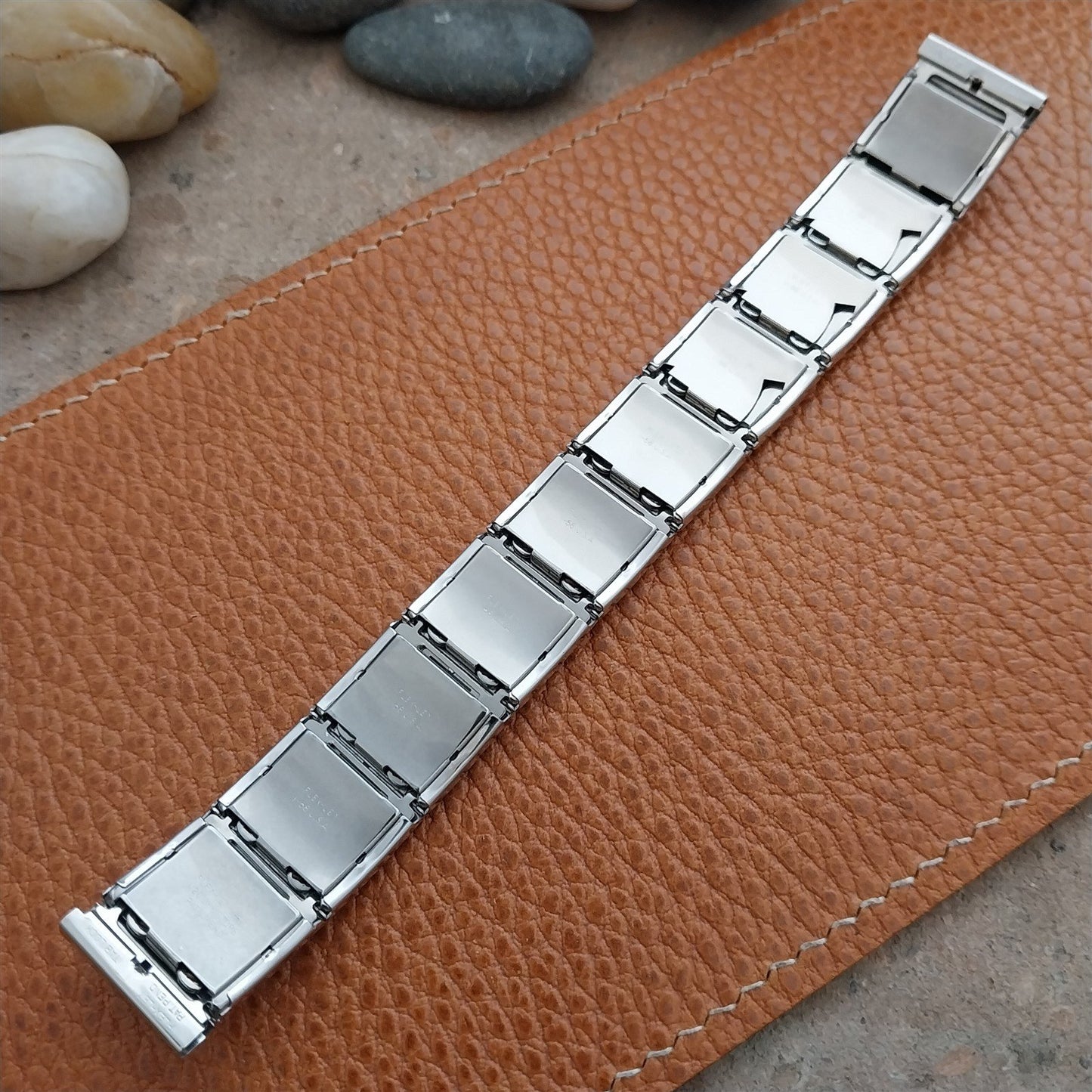 17.2mm Flex-Let White Gold-Filled 1958 Classic mcm Unused nos Vintage Watch Band