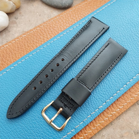 19mm Kreisler Saddle Tapered Single-Keeper nos Unused 1970s Vintage Watch Strap