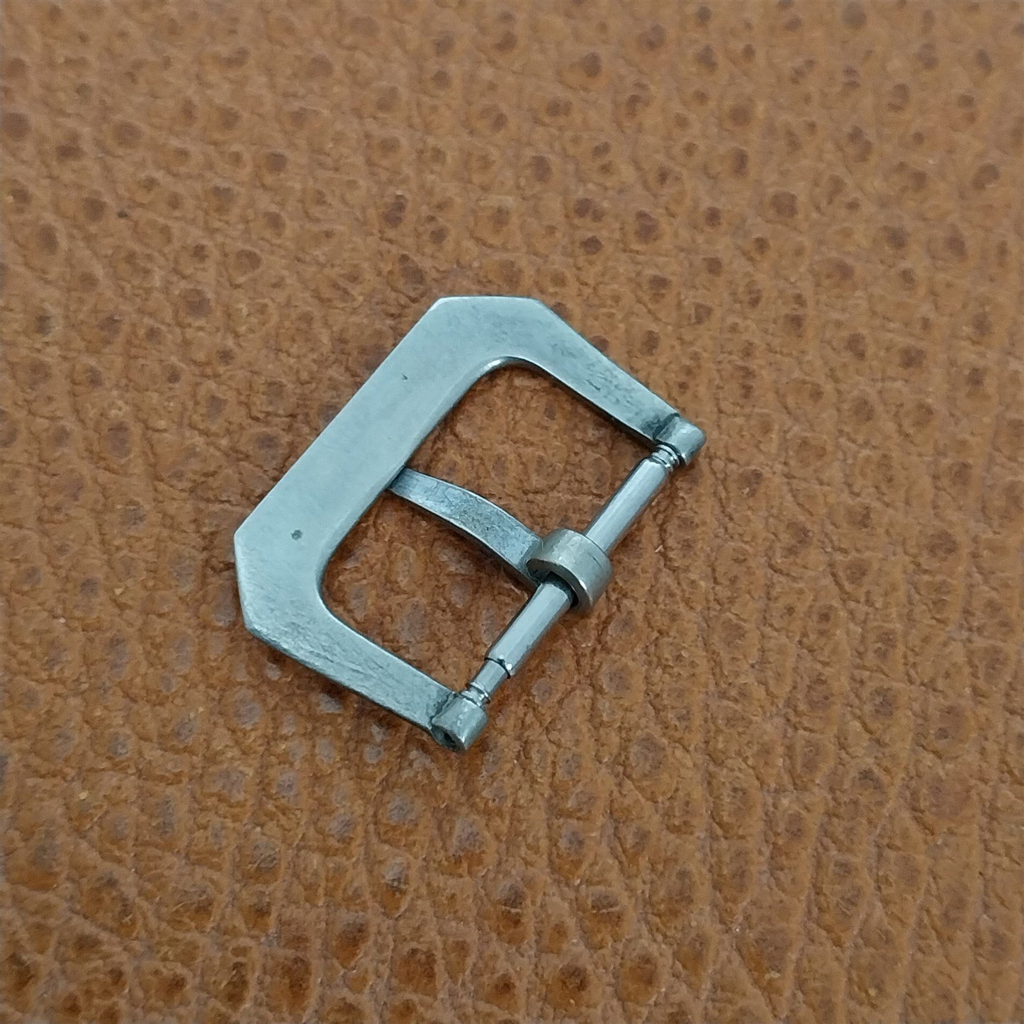 16mm Art Deco Nickel 16mm Flat Knife Edge Vintage Watch Band Buckle