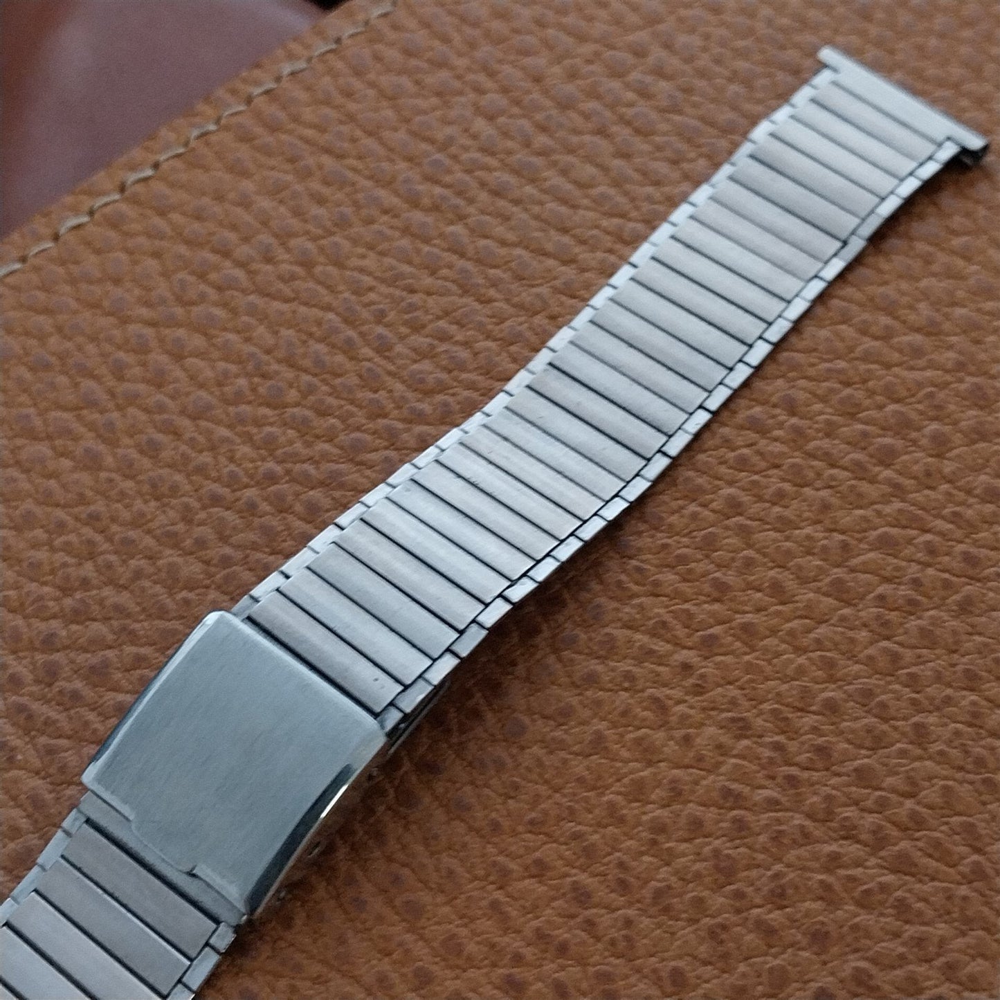 14k White Gold Filled Hadley Unused nos Classic 1930s Vintage Watch Band