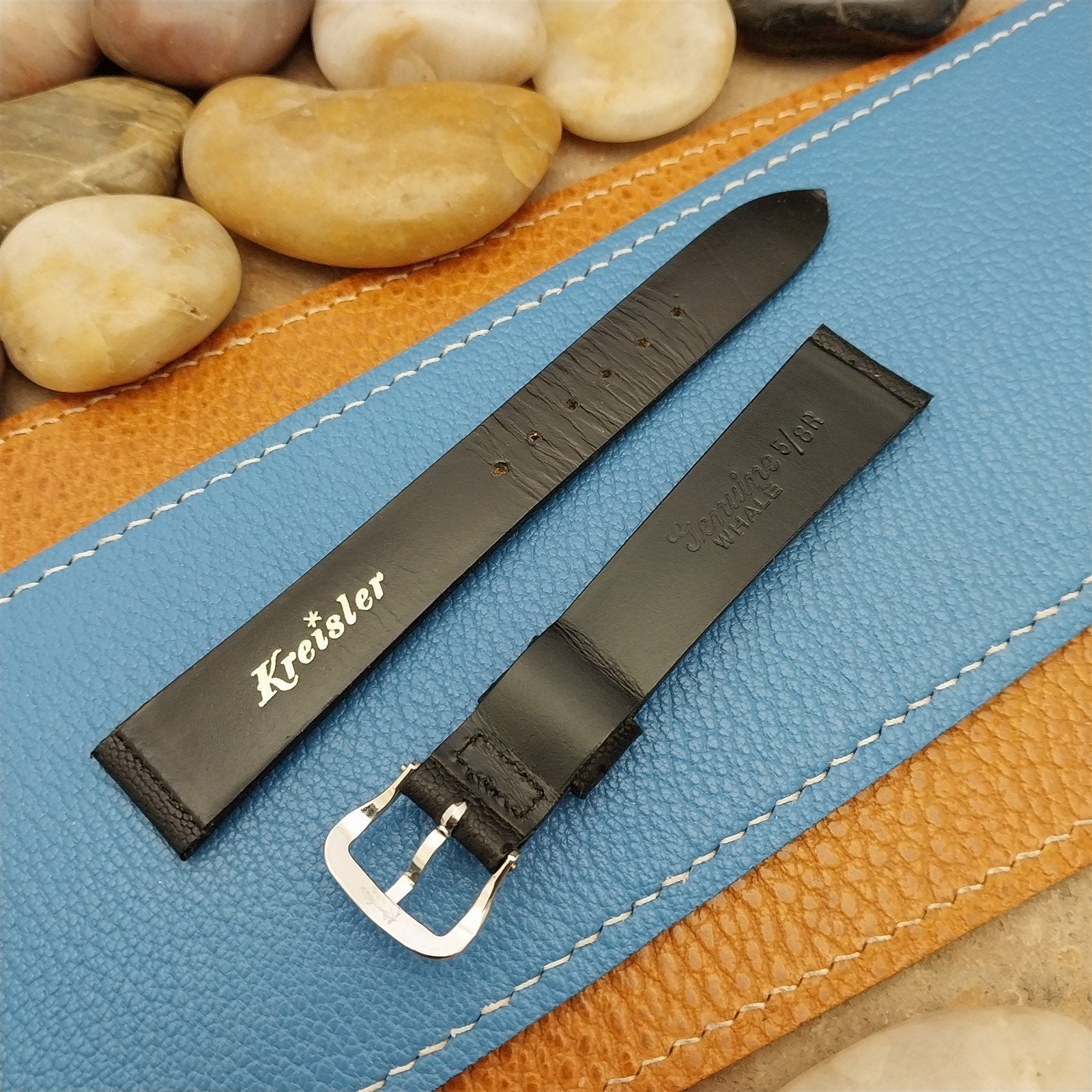 Vintage 11/16" Kreisler Genuine Whale 1960s Classic Unused Watch Band
