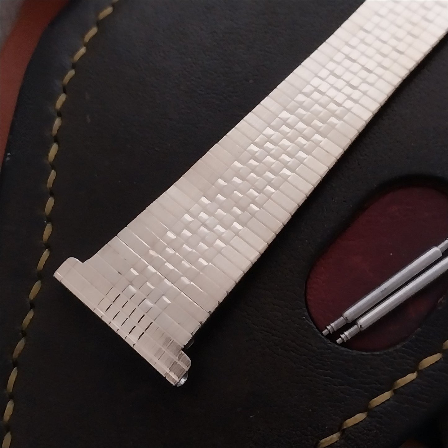 22mm 10k Gold rgp USA Made 1970s Kestenmade Long nos Vintage Watch Band