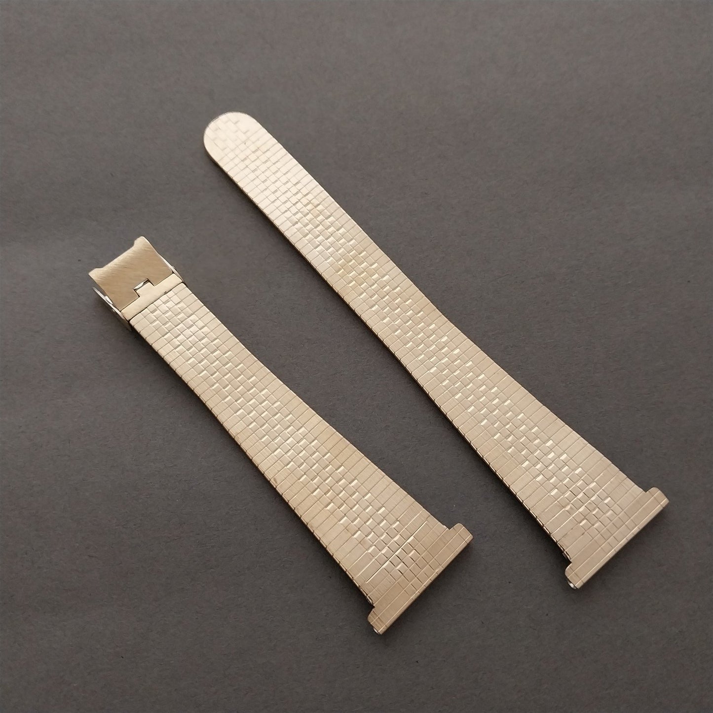 22mm 10k Gold rgp USA Made 1970s Kestenmade Long nos Vintage Watch Band