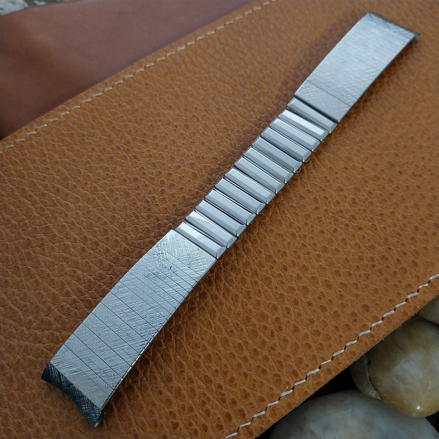 18mm Kreisler Stainless Steel mcm Unused nos 1960s Vintage Watch Band