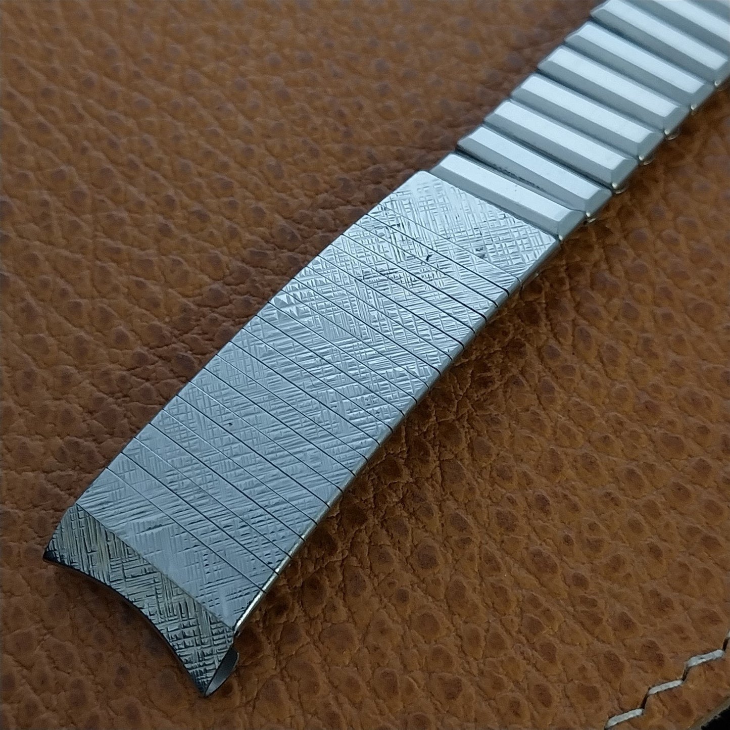 18mm Kreisler Stainless Steel mcm Unused nos 1960s Vintage Watch Band