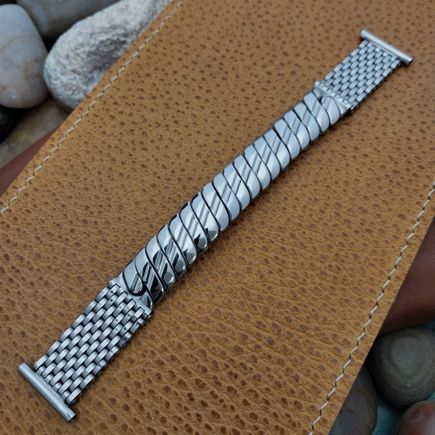 19mm 18mm 16mm Vintage Stainless Steel Mesh Duchess Classic nos 1950s Watch Band