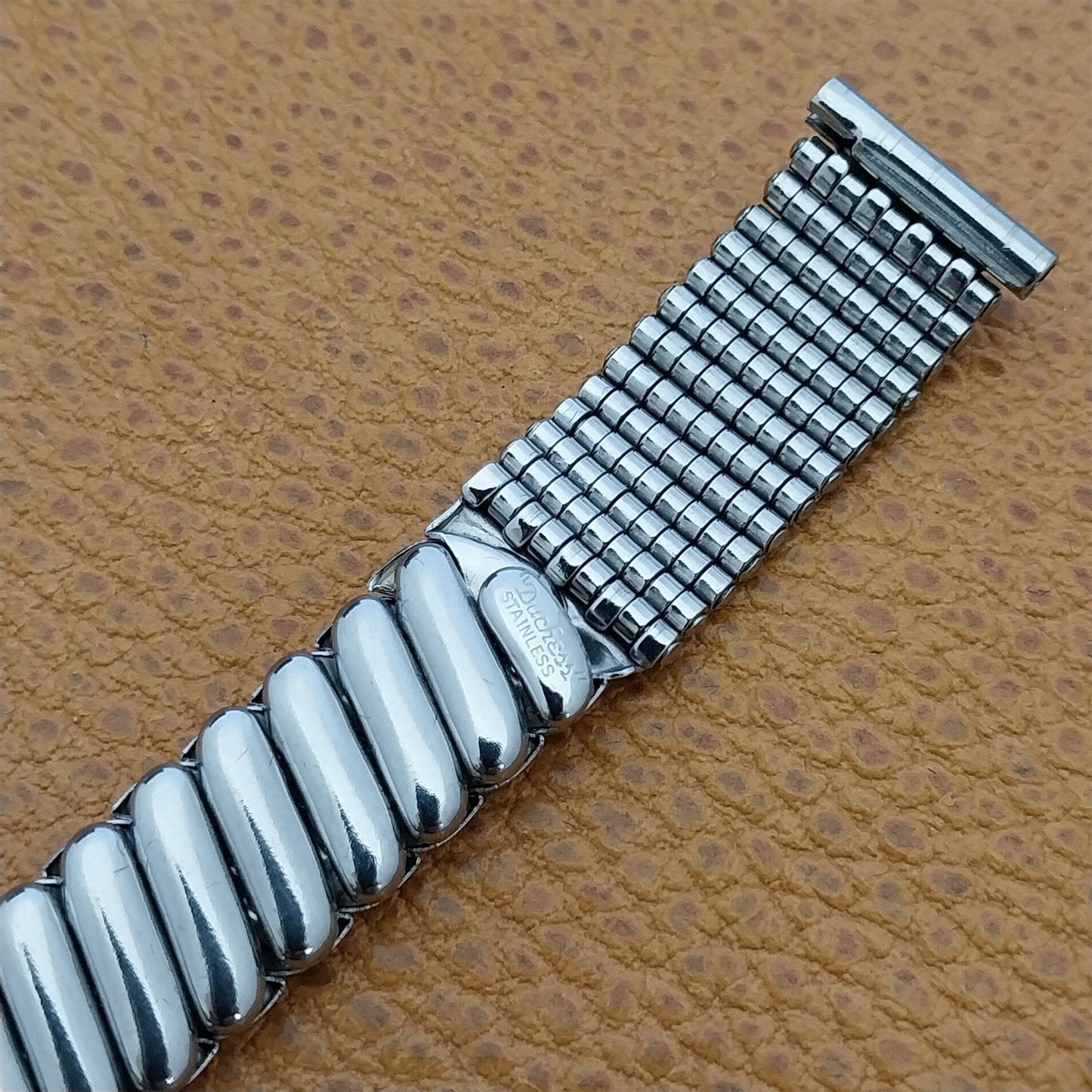 Duchess Basketweave Mesh 5/8" Stainless Steel Unused 1950s Vintage Watch Band