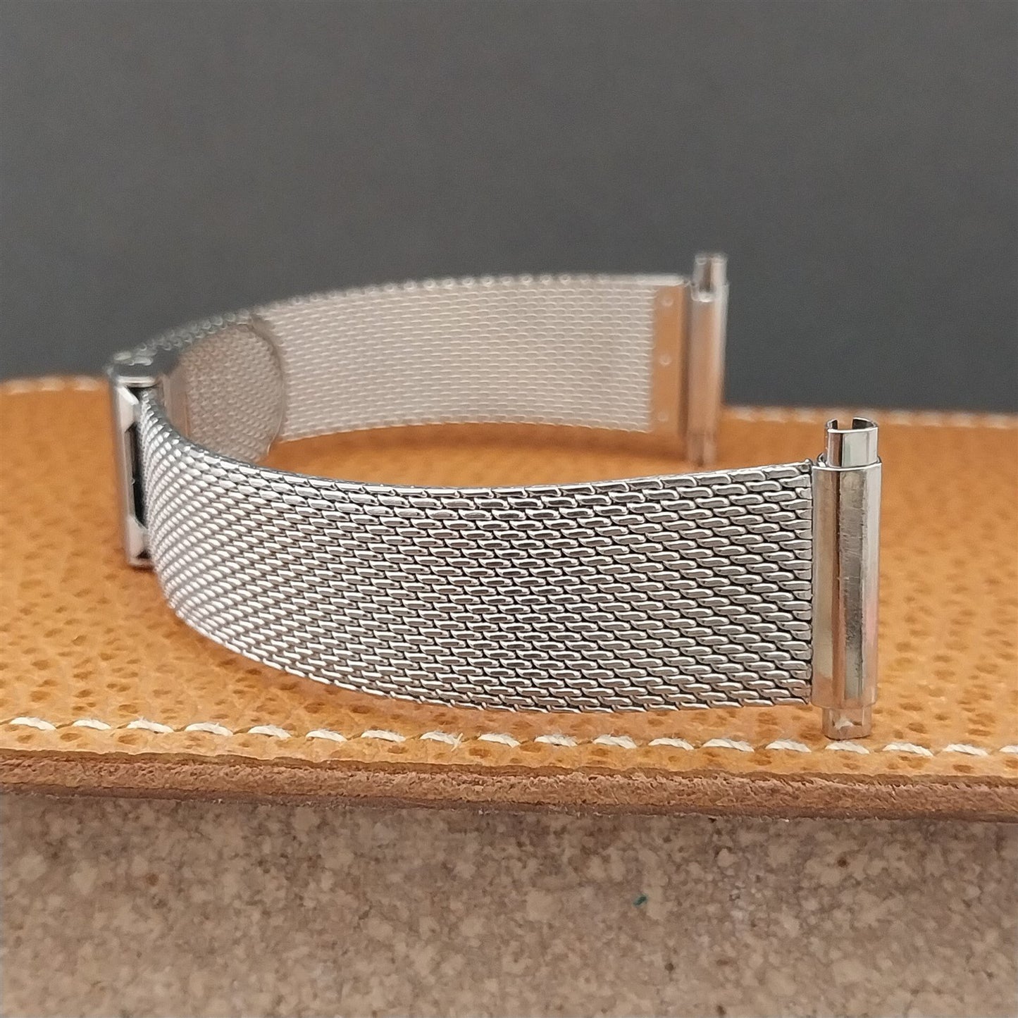 22mm 20mm 19mm Stainless Steel Mesh Speidel 1970s Unused Watch Band