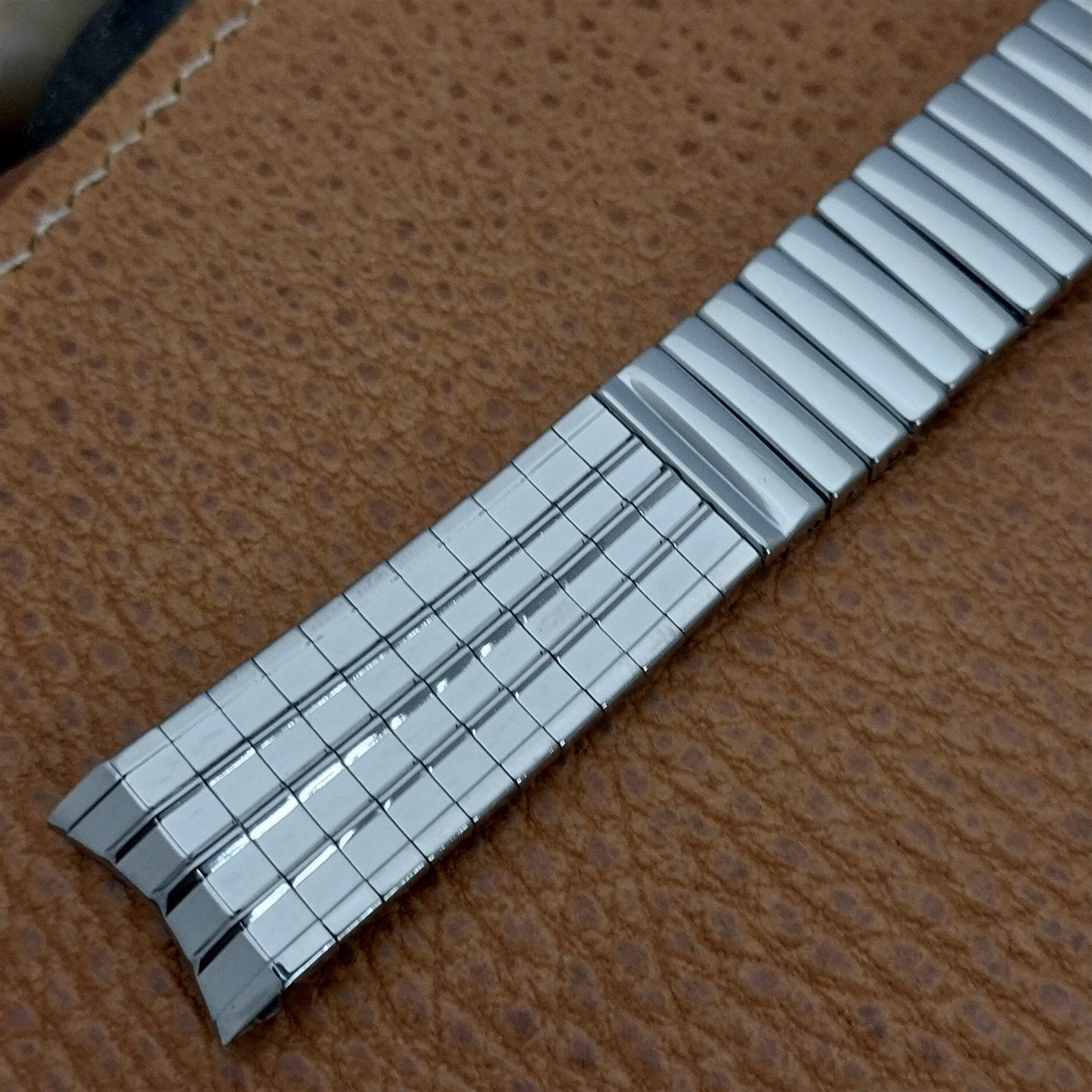 17.2mm JB Champion Stainless Steel 11/16" Unused MCM 1960s Vintage Watch Band