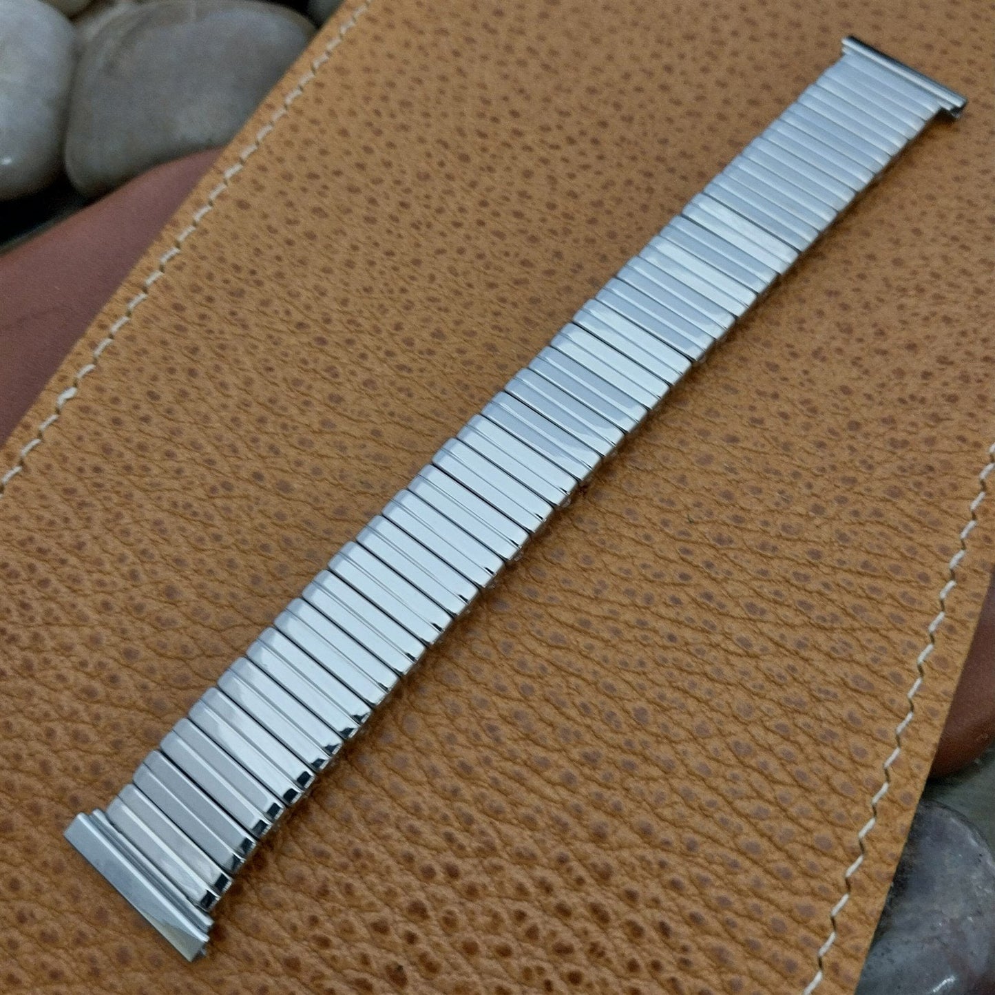 19mm 18mm 16mm Stainless Steel Forstner USA Classic 1950s nos Vintage Watch Band