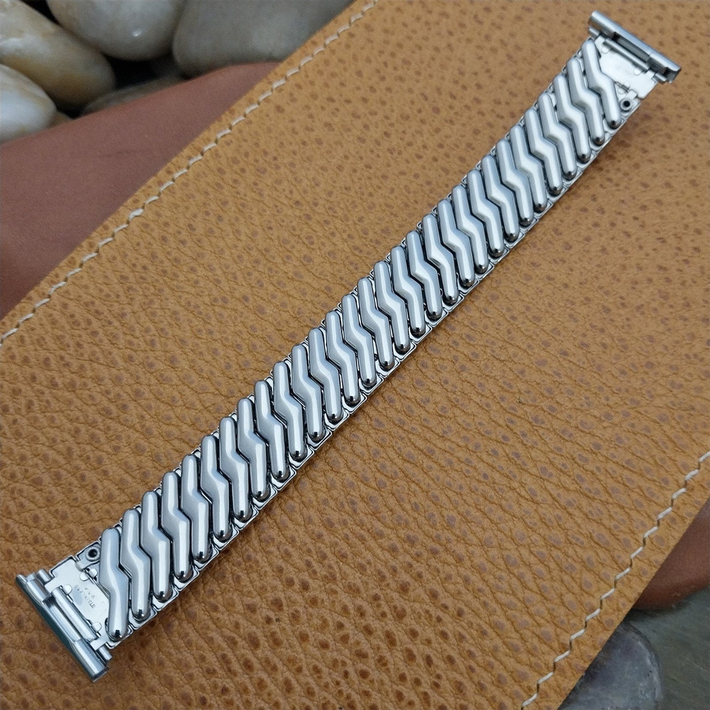 19mm 18mm 16mm Stainless Steel Forstner USA Classic 1950s nos Vintage Watch Band