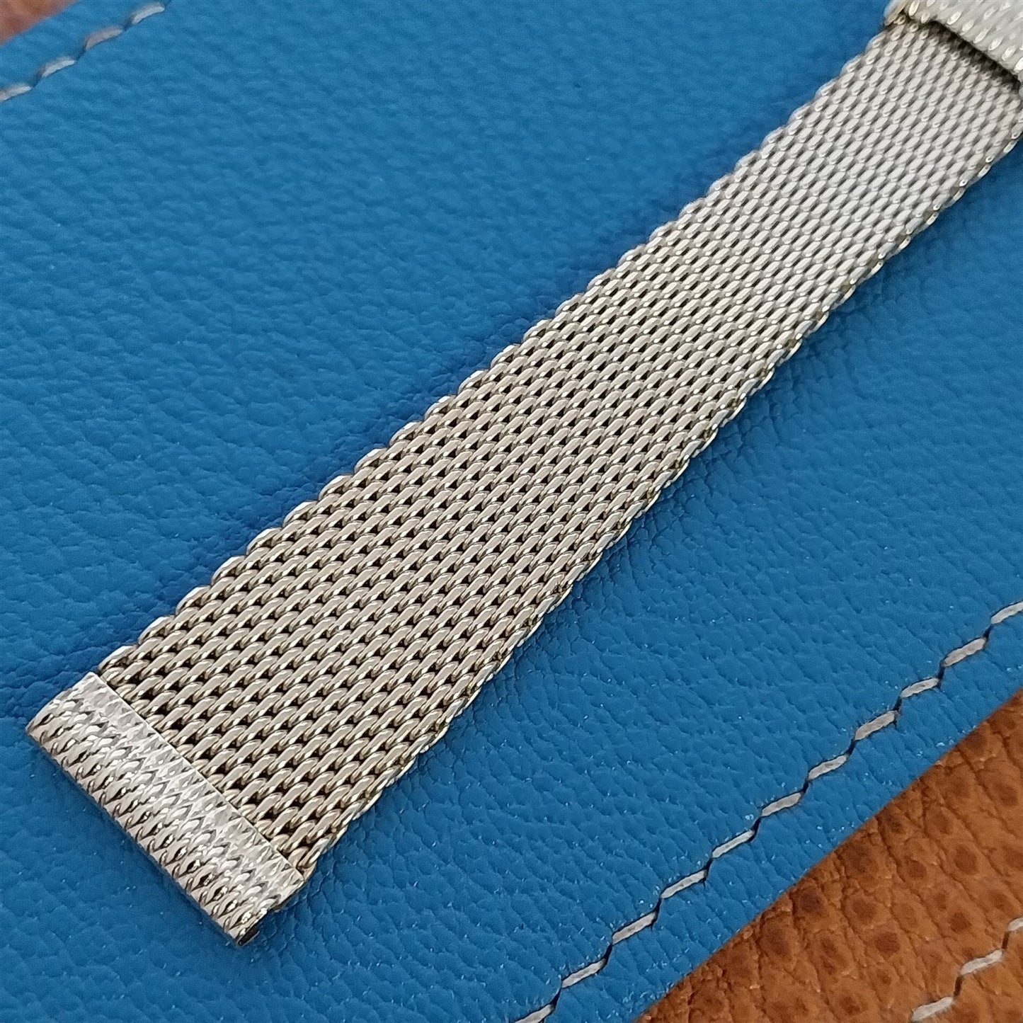 Foster 17.2mm Gold Filled Mesh Unused nos 1960s Vintage Watch Band