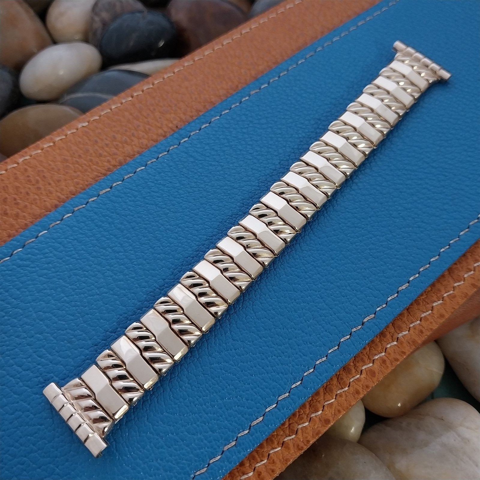 19mm 18mm 16mm Stonewall Gold-Filled Expansion Unused 1940s Vintage Watch Band