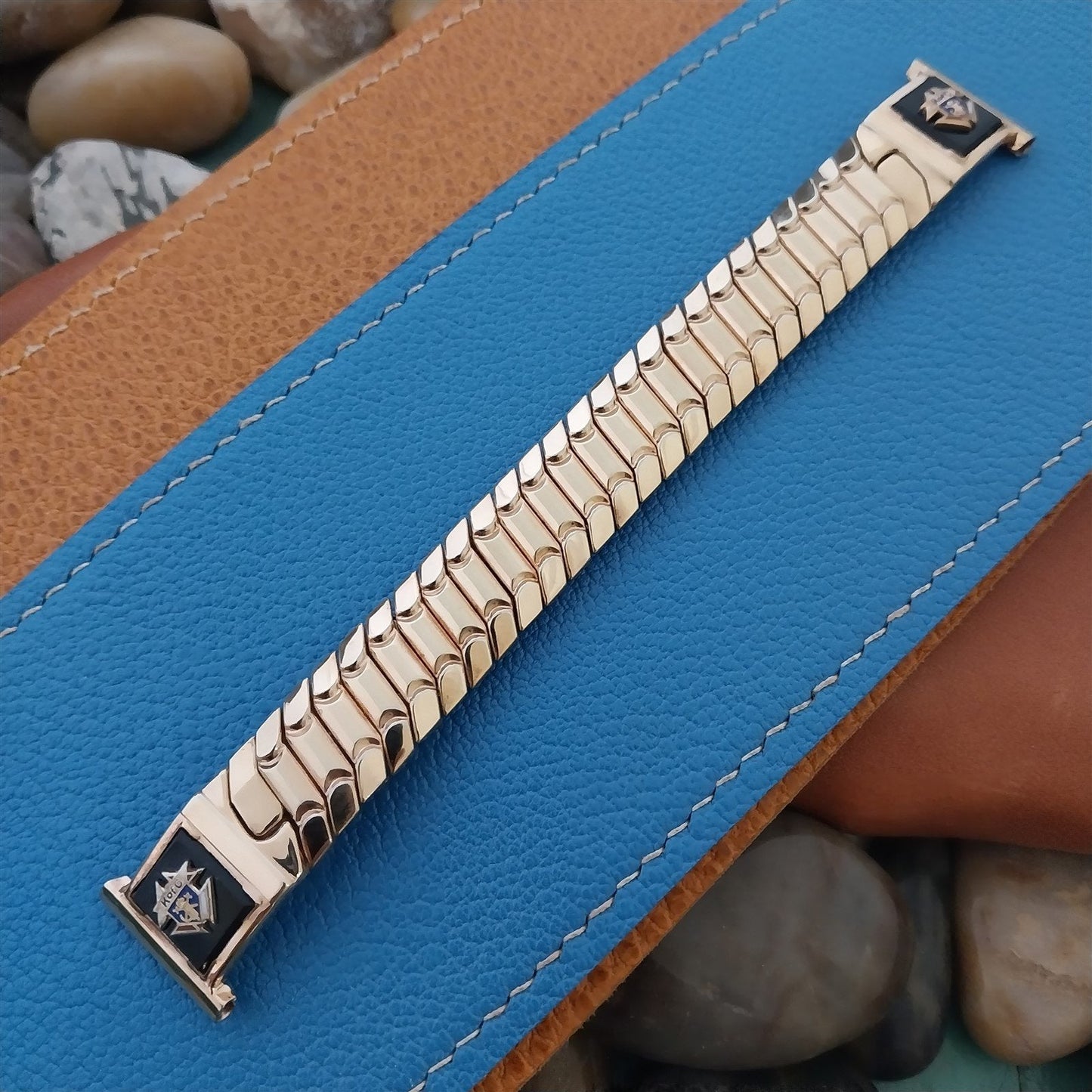 Knights of Columbus 1940s Marvel 12K Gold-Filled Unused Vintage Watch Band