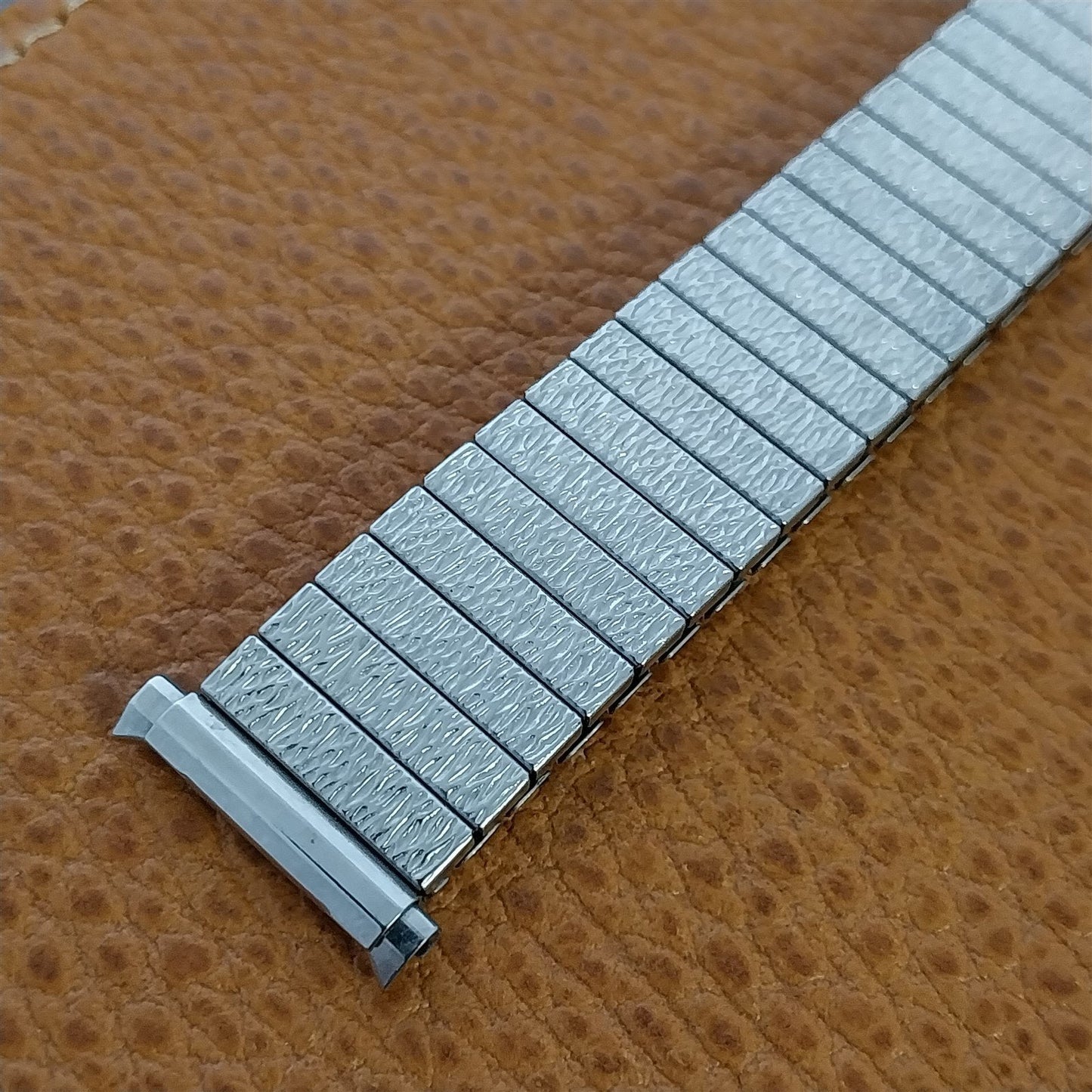 JB Champion Stainless Steel nos 1970s 16mm 18mm 19mm Vintage Watch Band