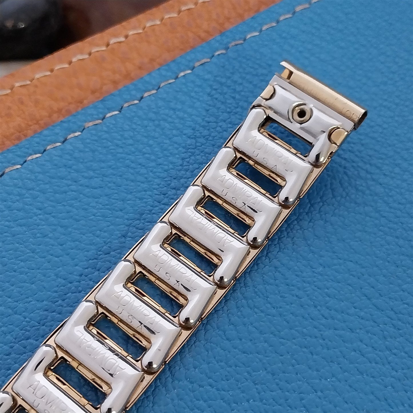 5/8" Admiral Riviera 10k Gold-Filled Expansion Unused 1950s Vintage Watch Band