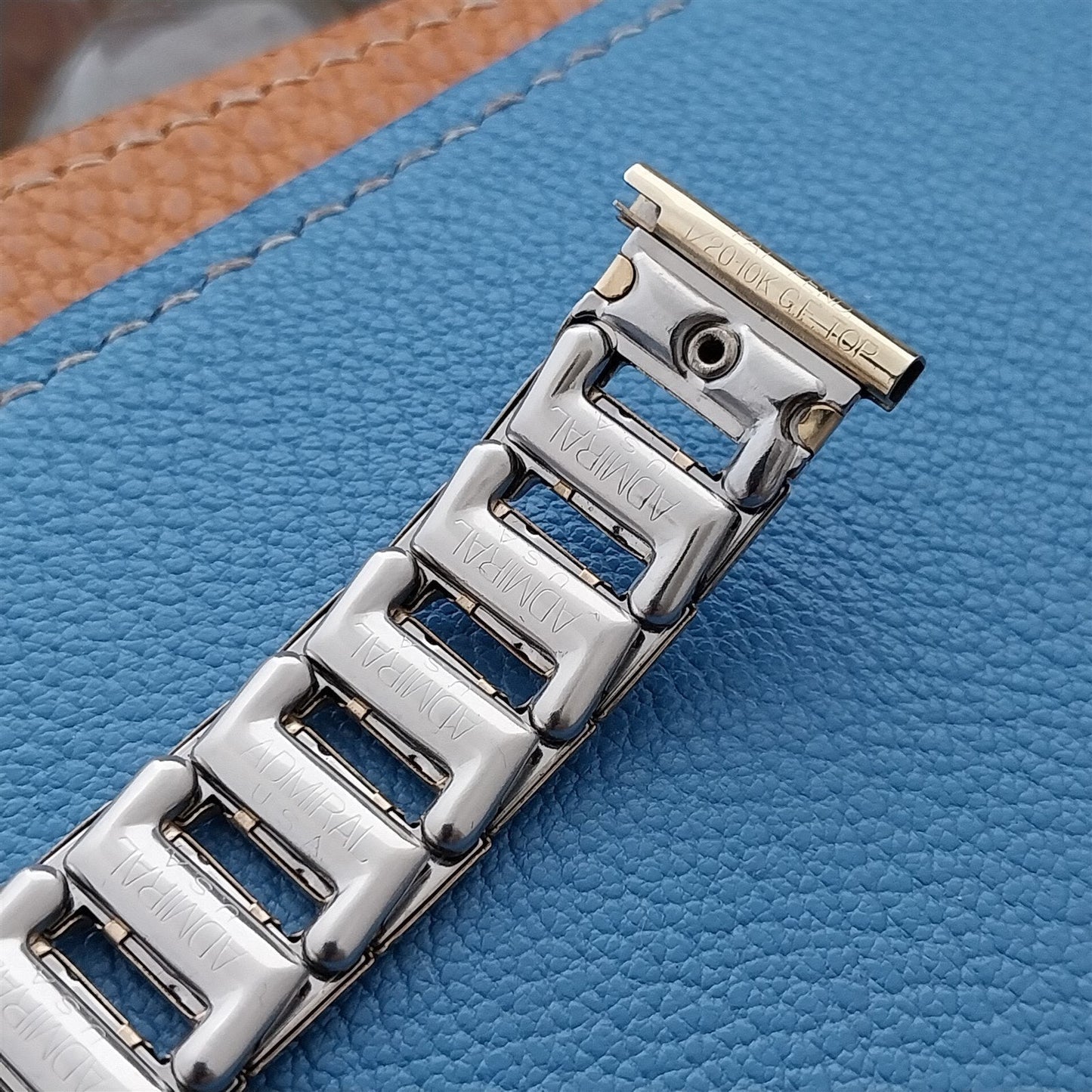 19mm 18mm Admiral Riviera Gold-Filled Short Expansion Unused Vintage Watch Band