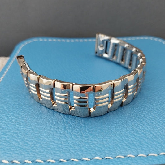 Art Deco 5/8" Admiral Riviera Gold-Filled Expansion Unused Vintage Watch Band