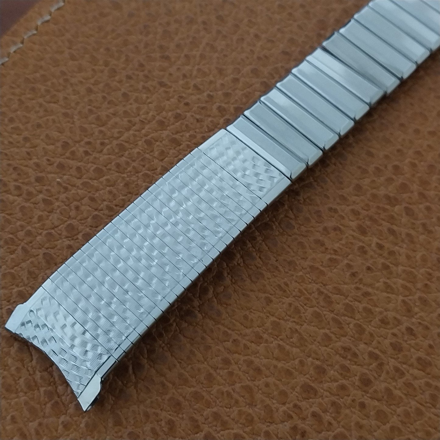 18mm 19mm Stainless Steel Kreisler USA Unused nos 1960s Vintage Watch Band