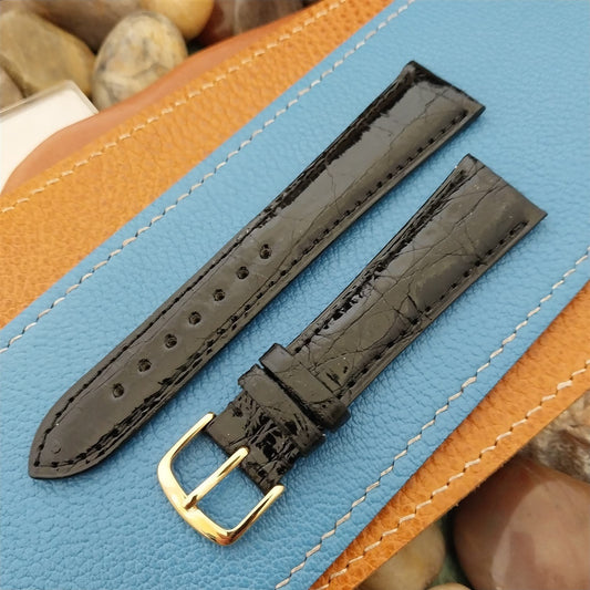 20mm Hadley Roma USA-Made Crocodile Leather nos Unused Vintage Watch Band