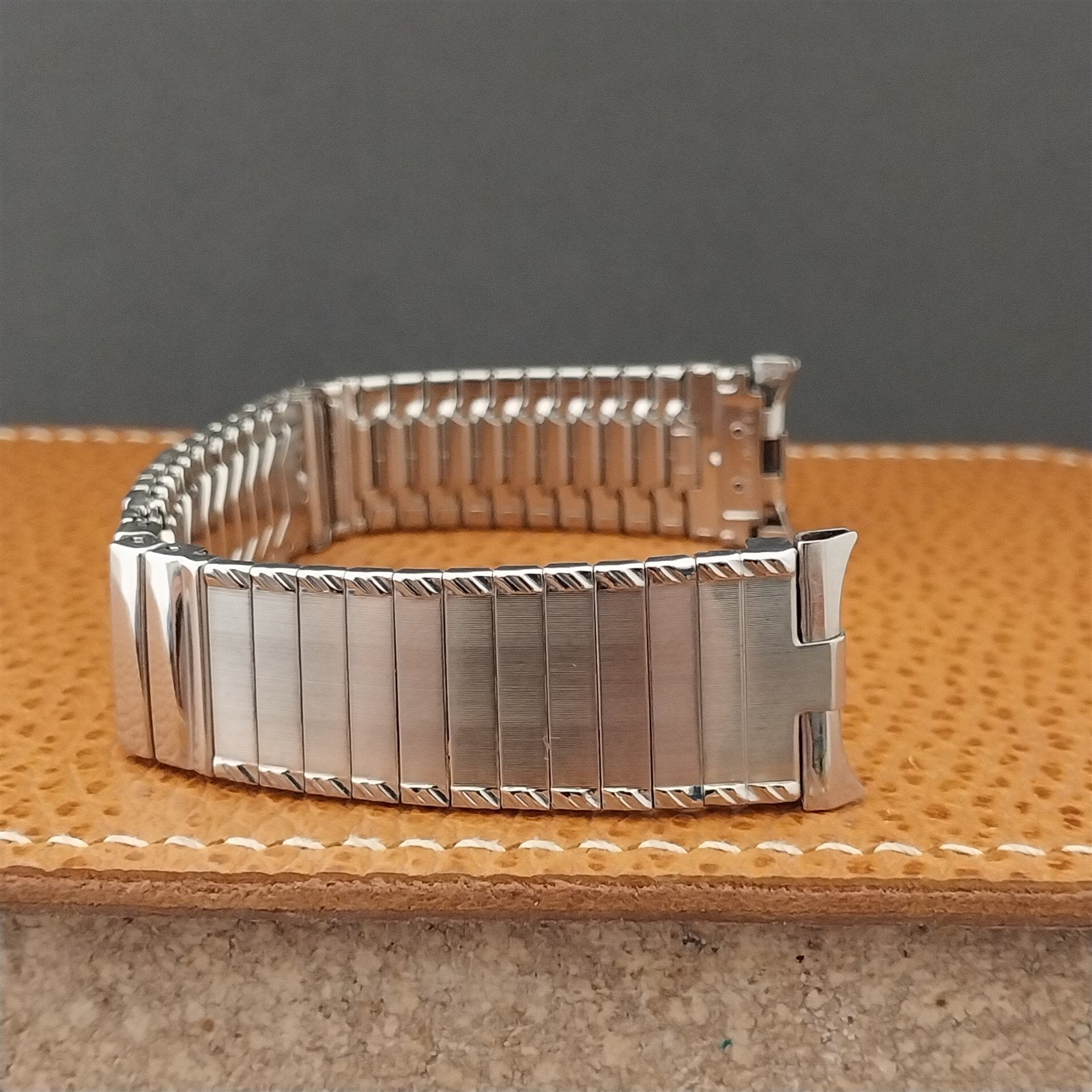 18mm 19mm JB Champion USA Stainless Steel Unused 1960s Vintage Watch Band