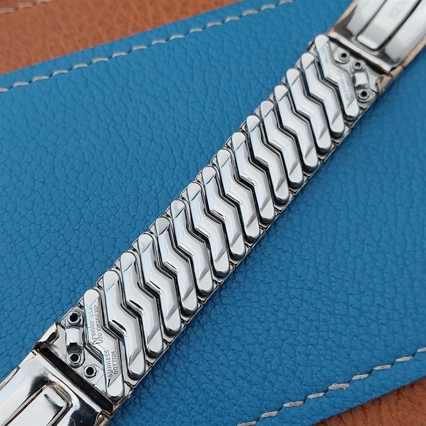 Vintage Gold-Filled 19mm 18mm 17mm Kreisler Double Feature Classic Watch Band