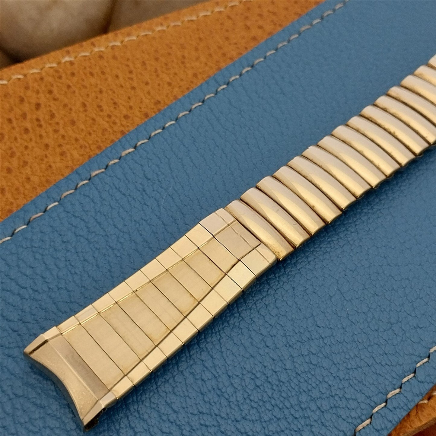 17.2mm 10k Gold-Filled Mira-Flex USA Made 1960s-70s Unused Vintage Watch Band