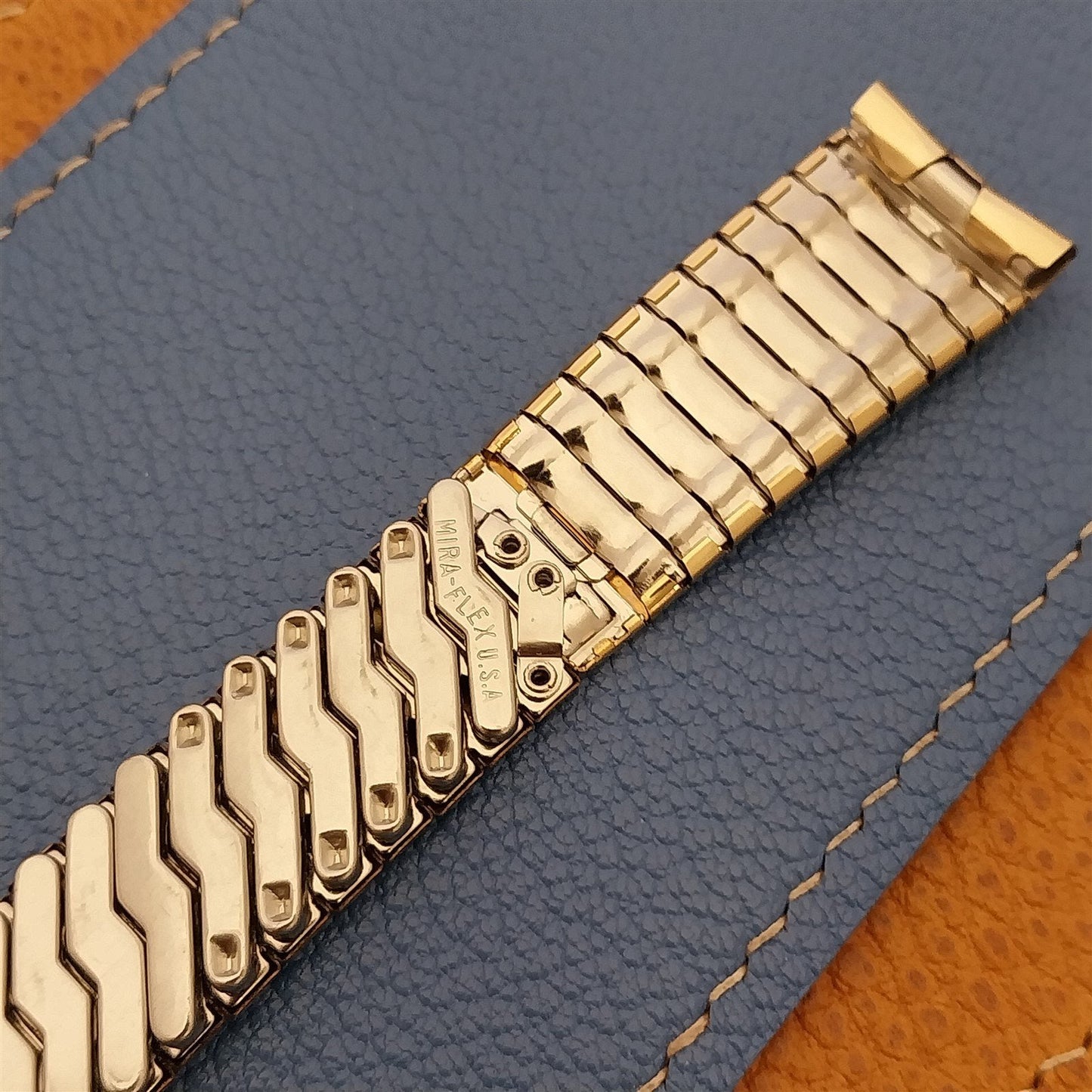 17.2mm 10k Gold-Filled Mira-Flex USA Made 1960s-70s Unused Vintage Watch Band