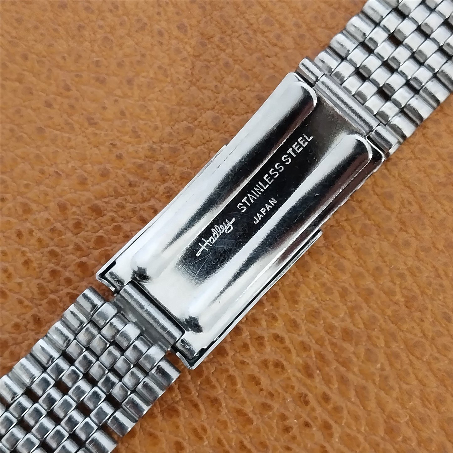 Vintage 19mm Beads of Rice Stainless Steel Unused Classic 1960s-1970s Watch Band