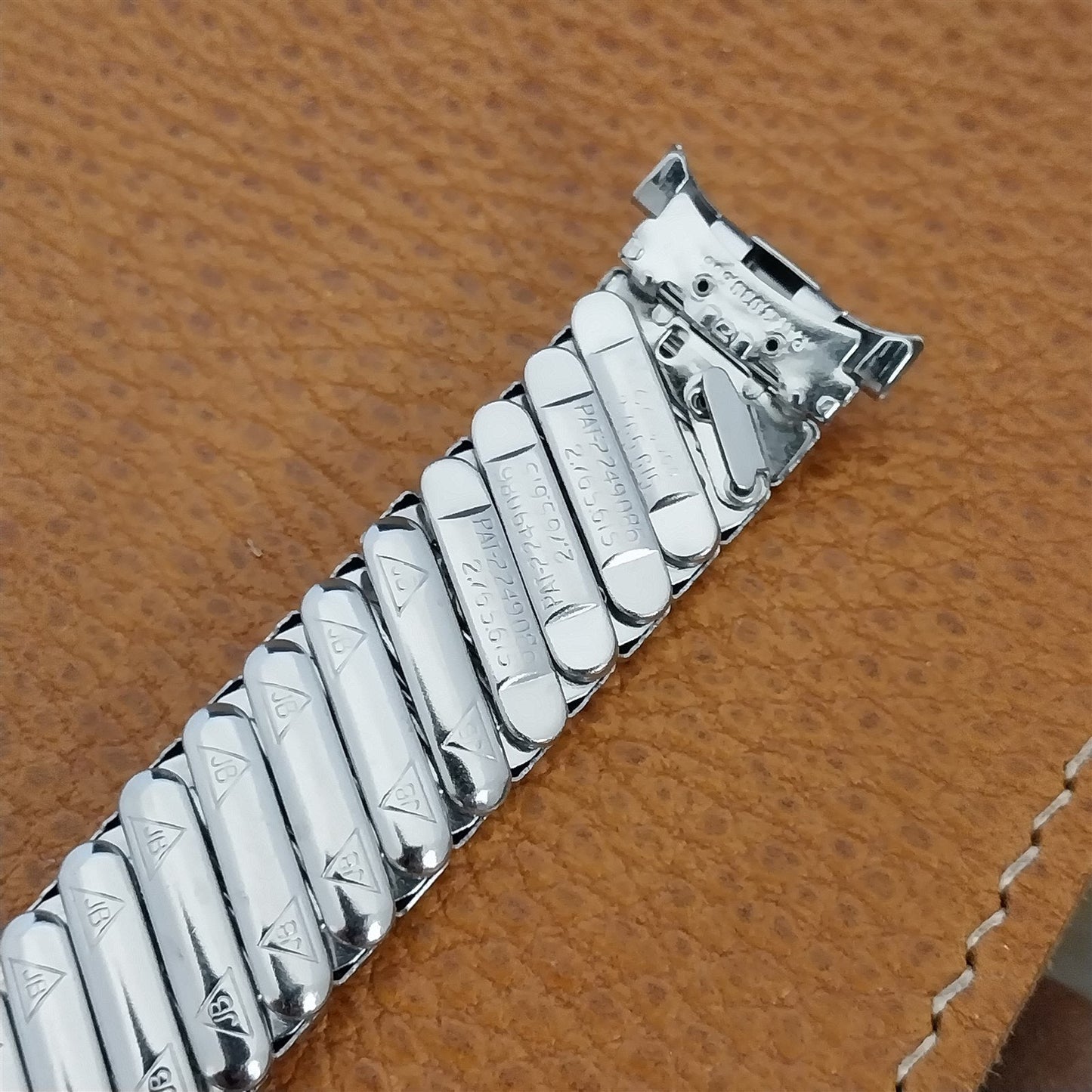 1960s Stainless Steel JB Champion Canada nos 1960s-1970s Vintage Watch Band