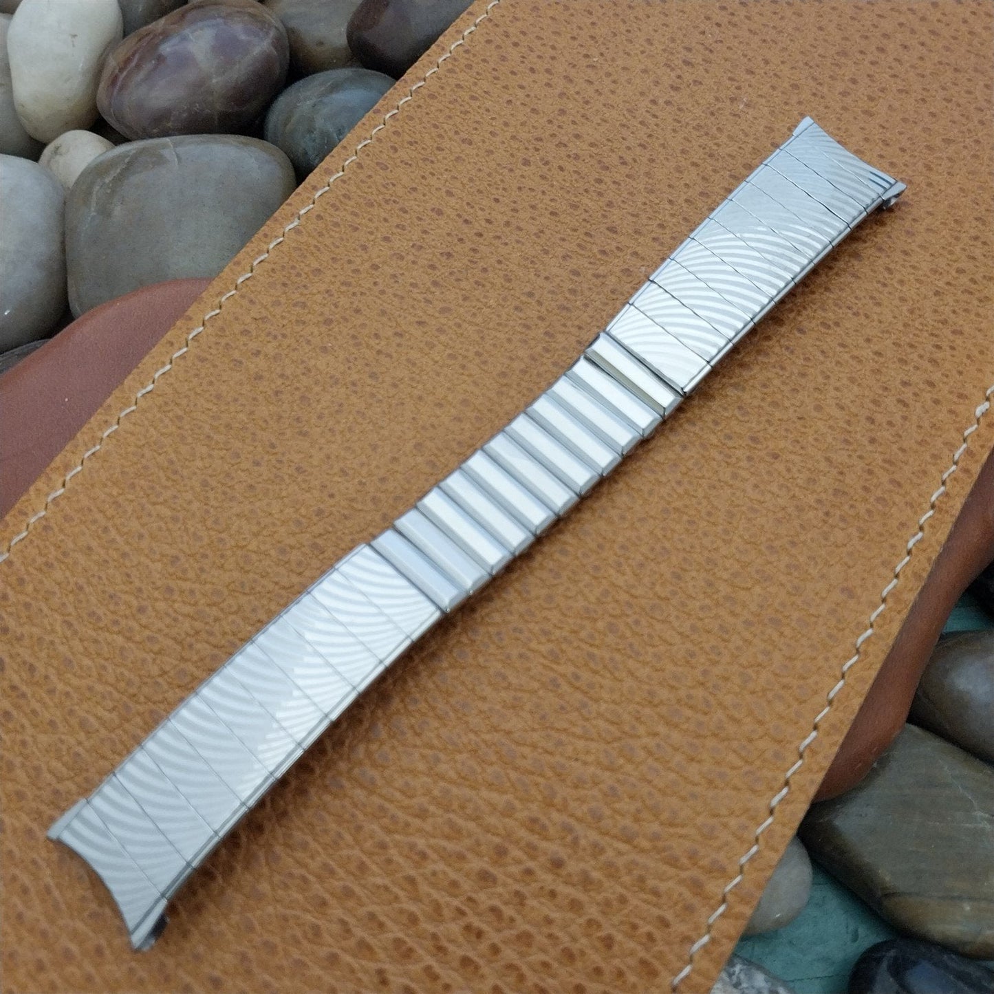 Kreisler Stainless Steel nos 1960s mcm Unused 19mm 18mm 17mm Vintage Watch Band