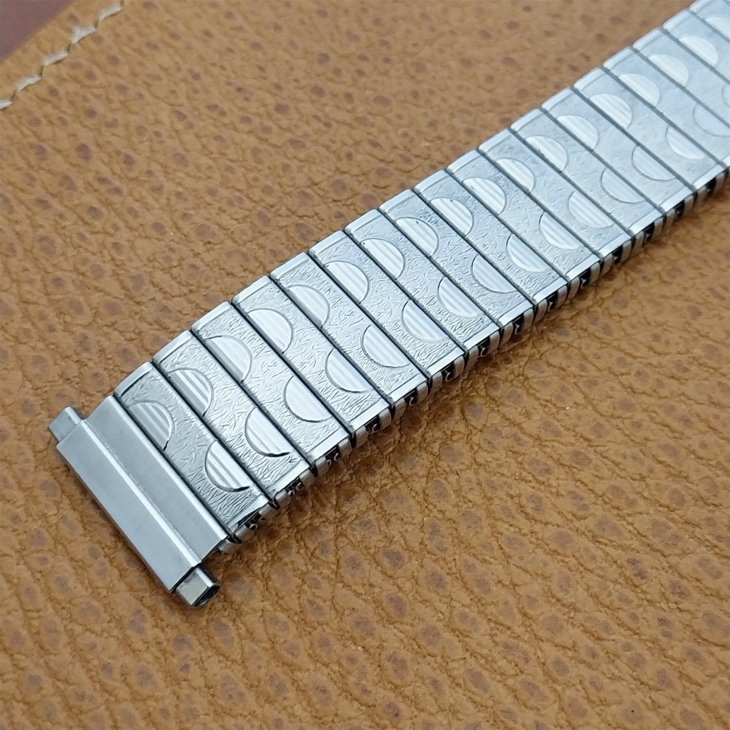 18mm 19mm 20mm Timex Stainless Steel Classic Expansion Unused 1970s Watch Band