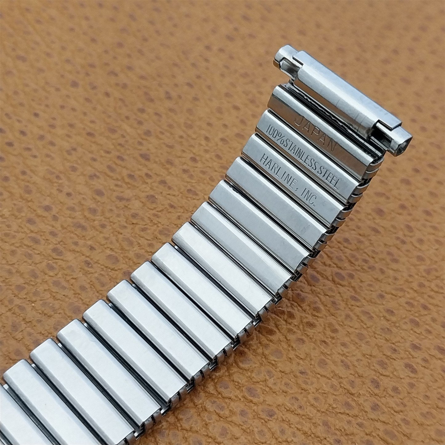 18mm 19mm 20mm Timex Stainless Steel Classic Expansion Unused 1970s Watch Band