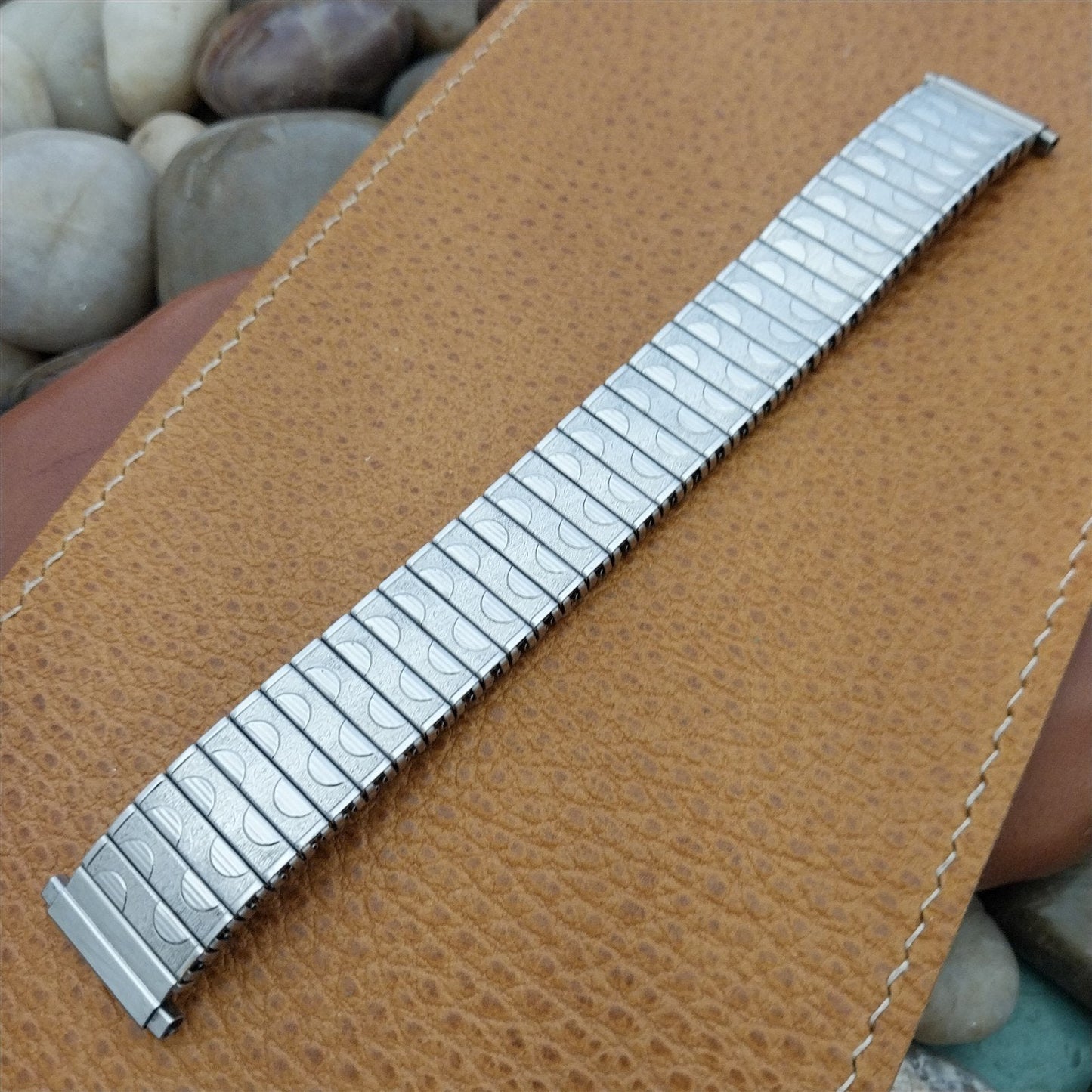 18mm 19mm 20mm Timex Stainless Steel Classic Expansion Unused 1970s Watch Band