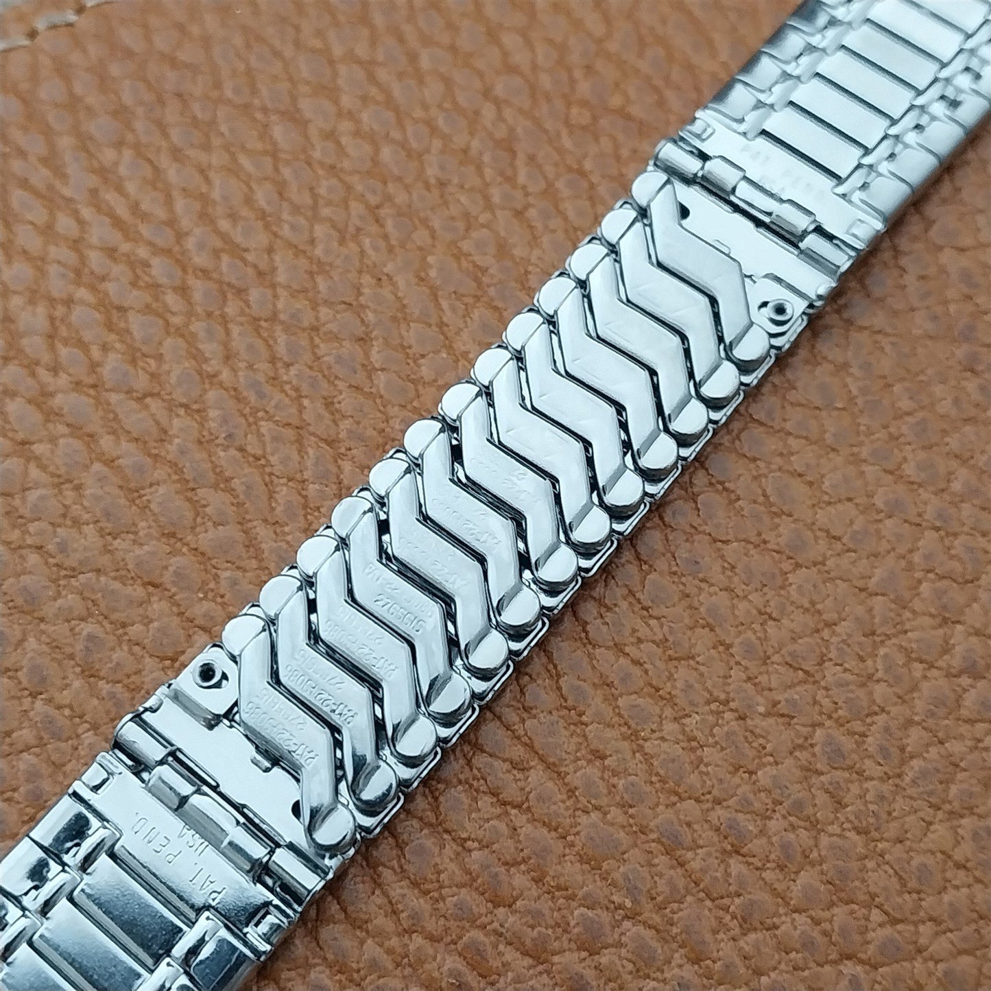 Vintage JB Champion 19mm 18mm 17mm Classic NOS 1960s Stainless Steel Watch Band