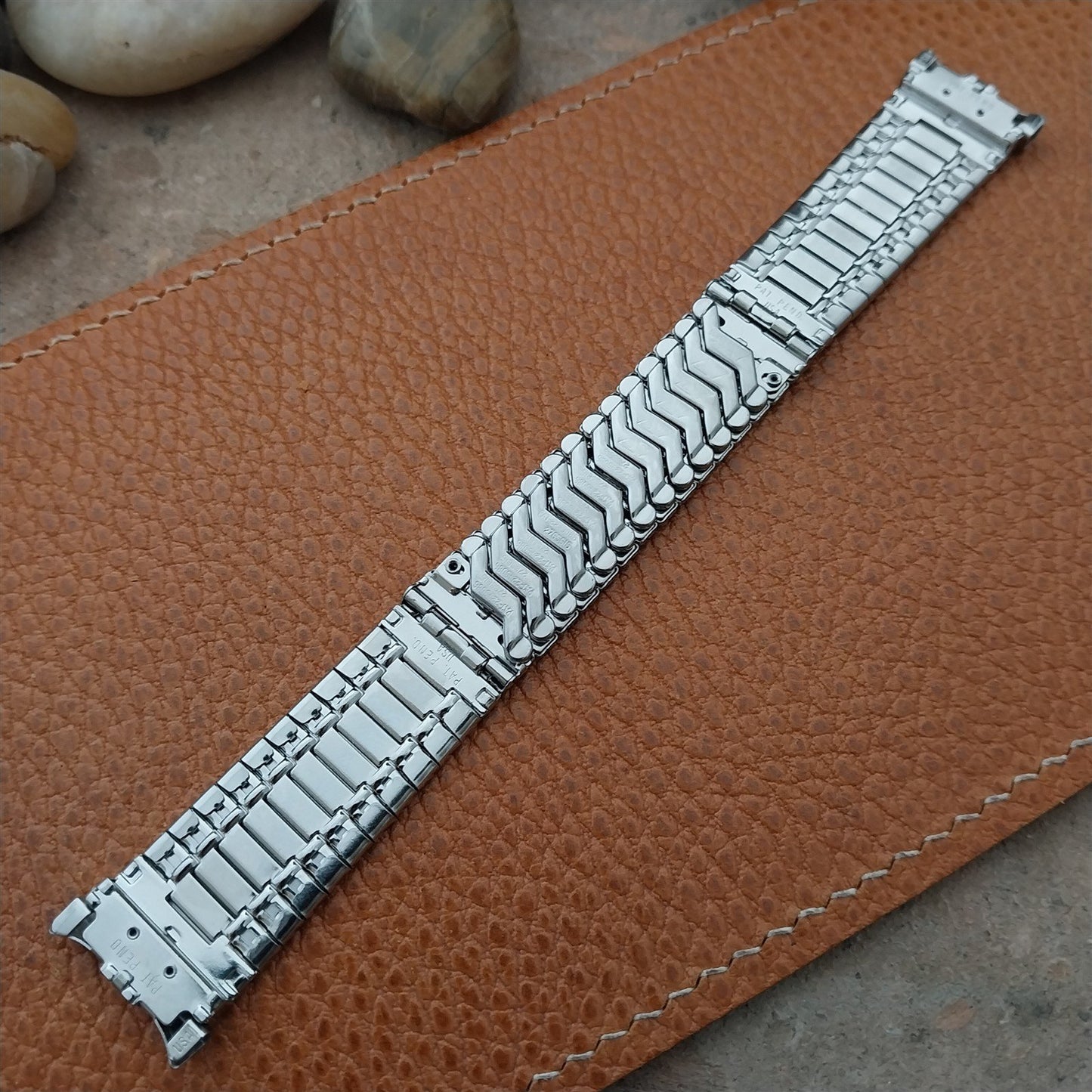 Vintage JB Champion 19mm 18mm 17mm Classic NOS 1960s Stainless Steel Watch Band