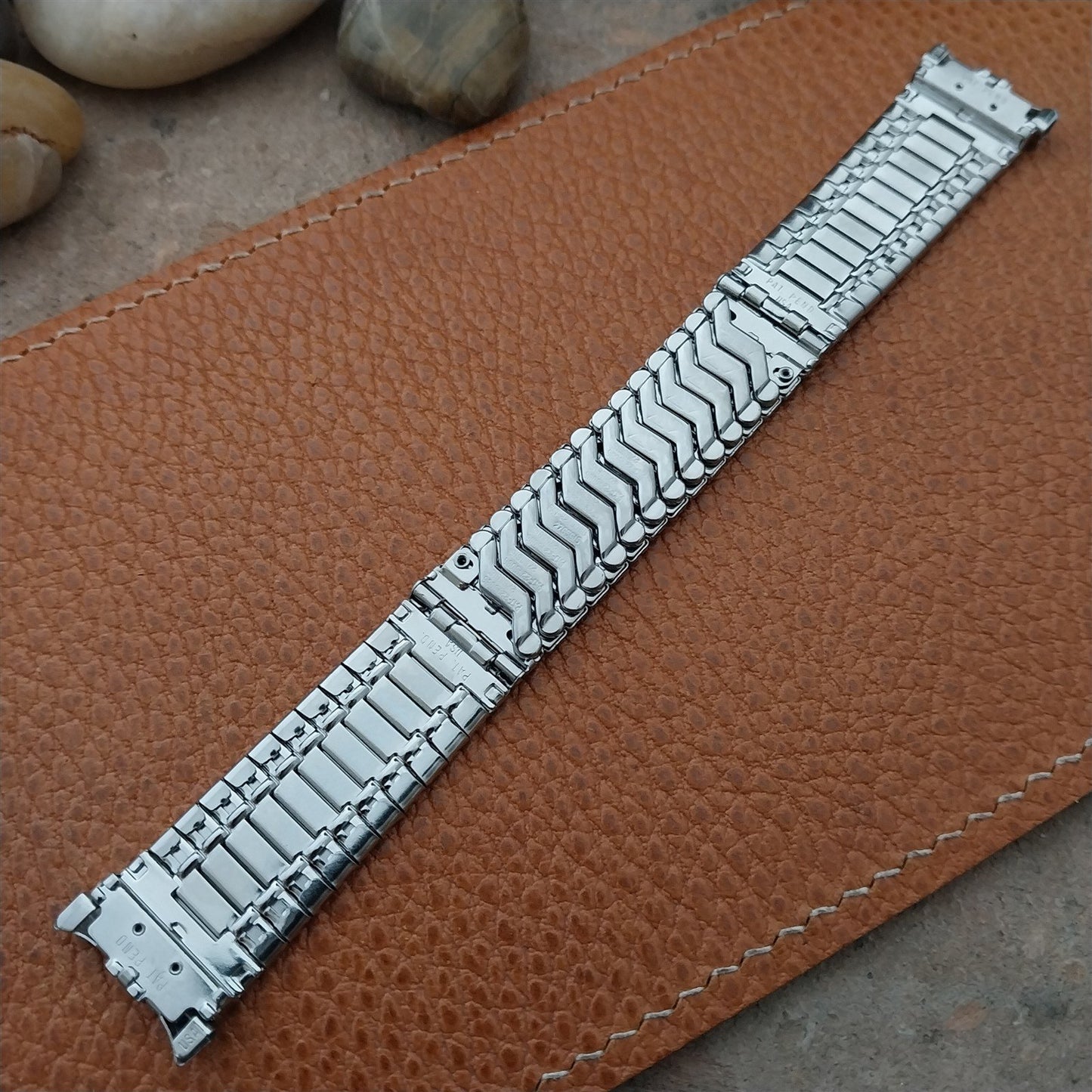 Vintage JB Champion 19mm 18mm 17mm Classic NOS 1960s Stainless Steel Watch Band