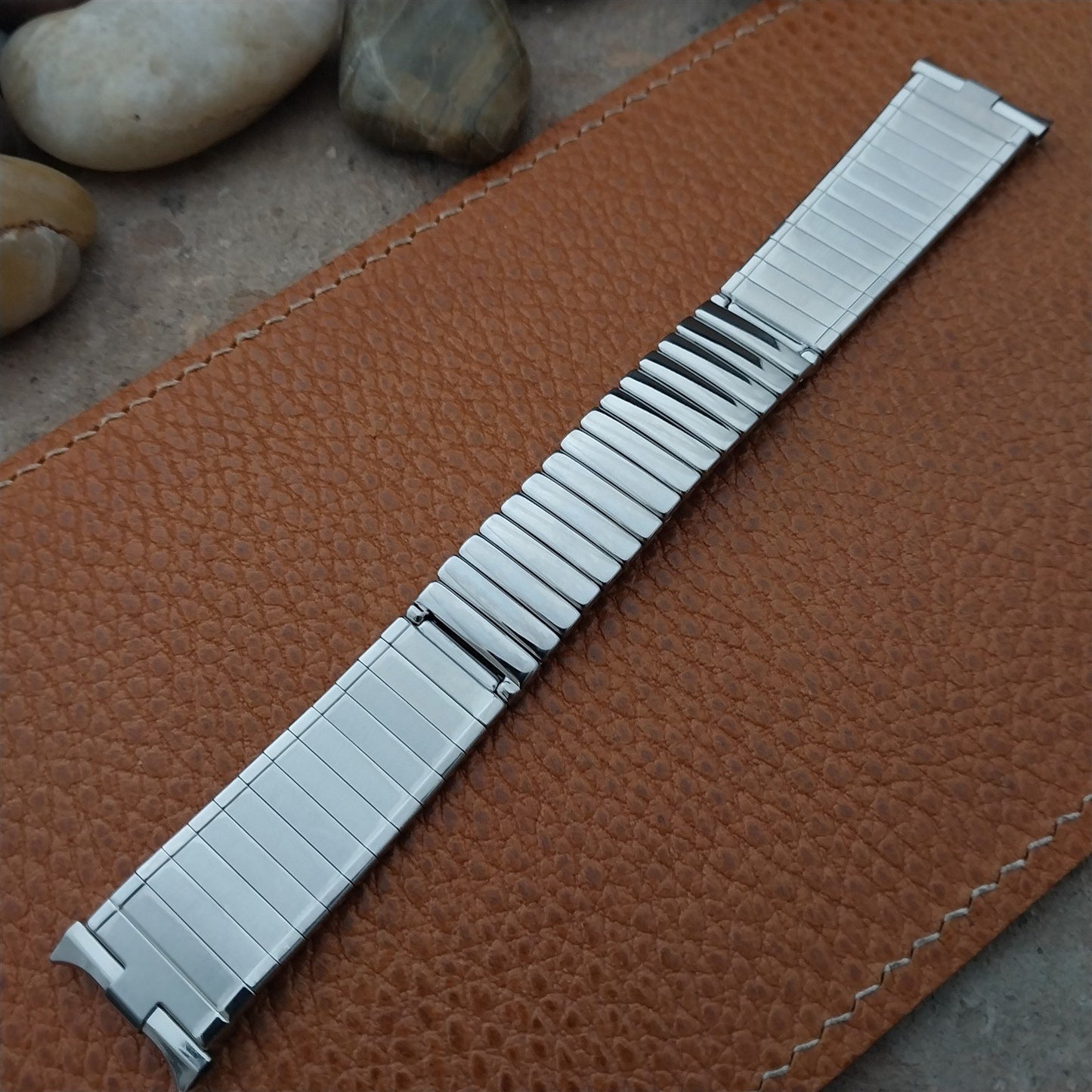 Vintage JB Champion 19mm 18mm 17mm Classic NOS 1960s Stainless Steel Watch Band